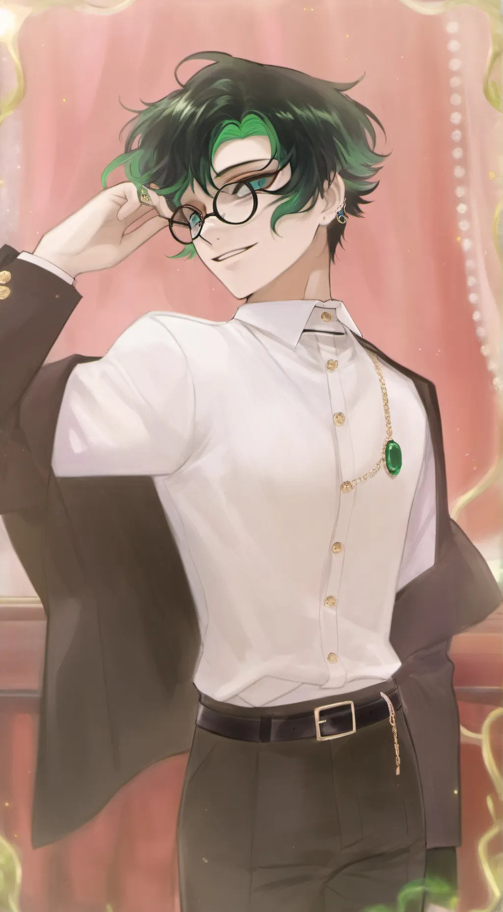 ai character: Izuku Midoriya  background