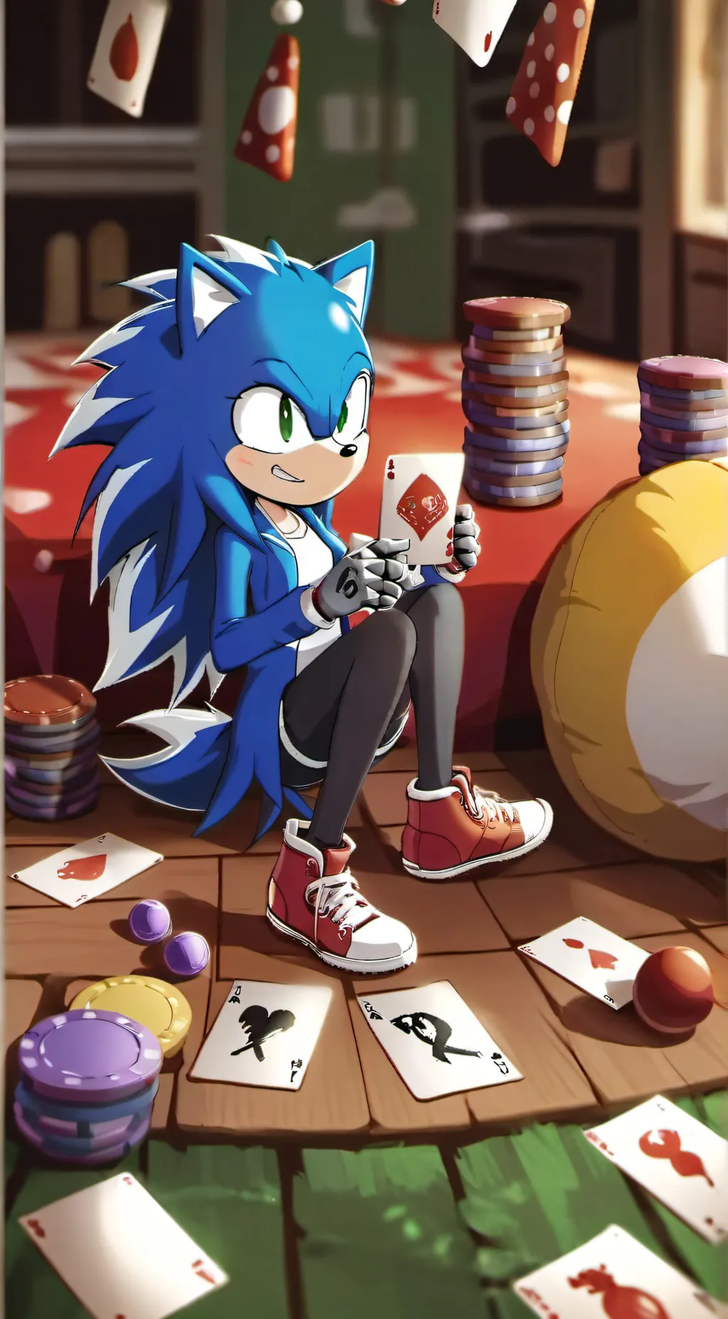 ai character: Sonic Crew background