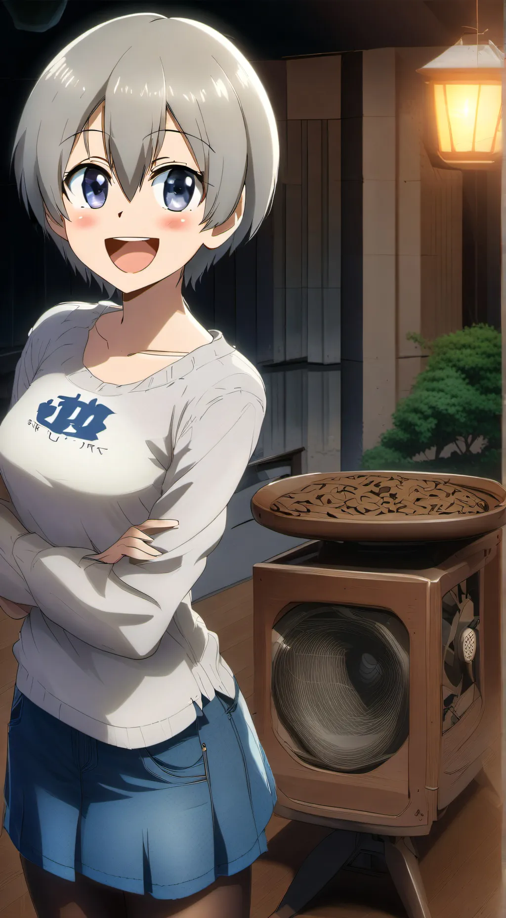 ai character: Hana Uzaki background