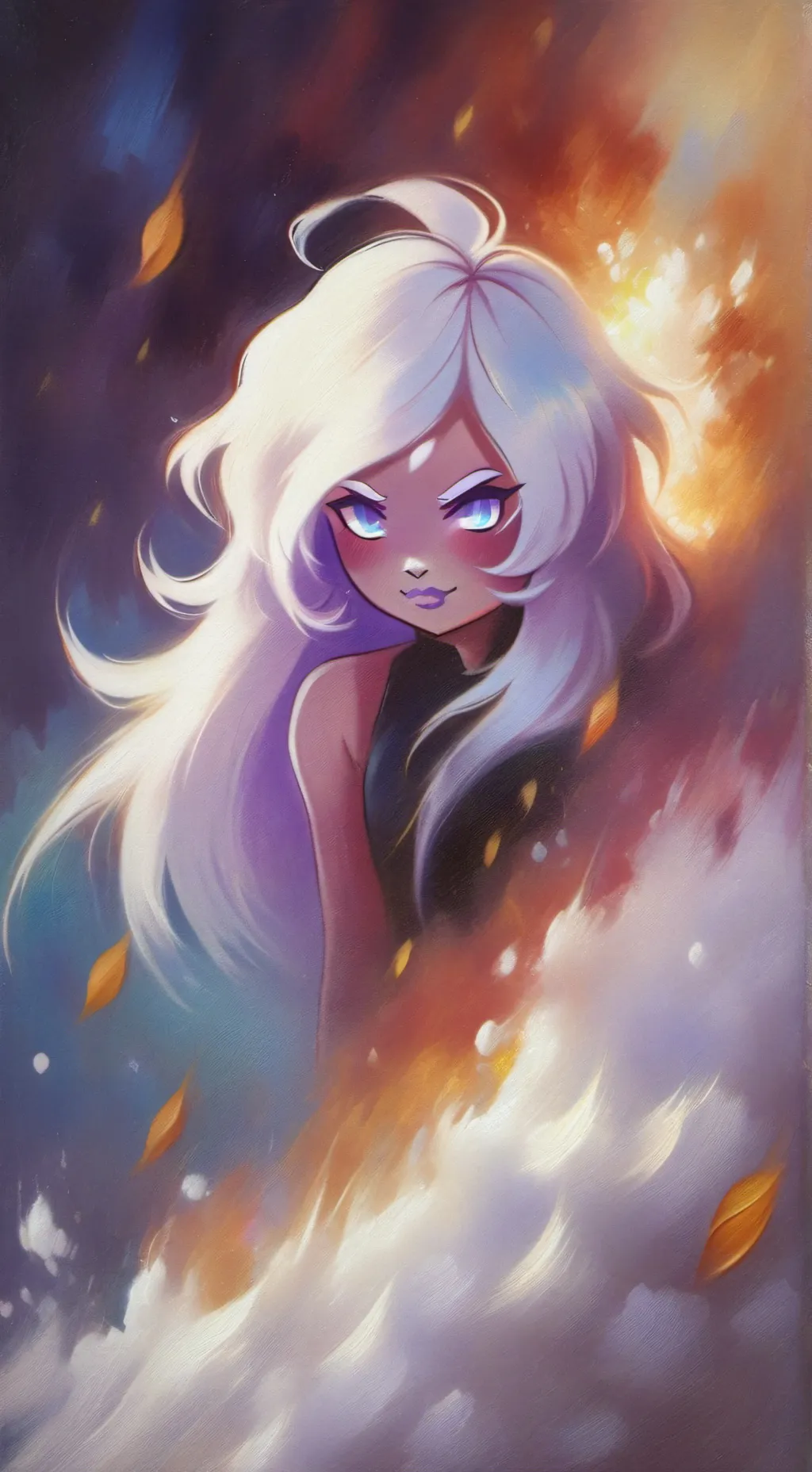 ai character: Amethyst background