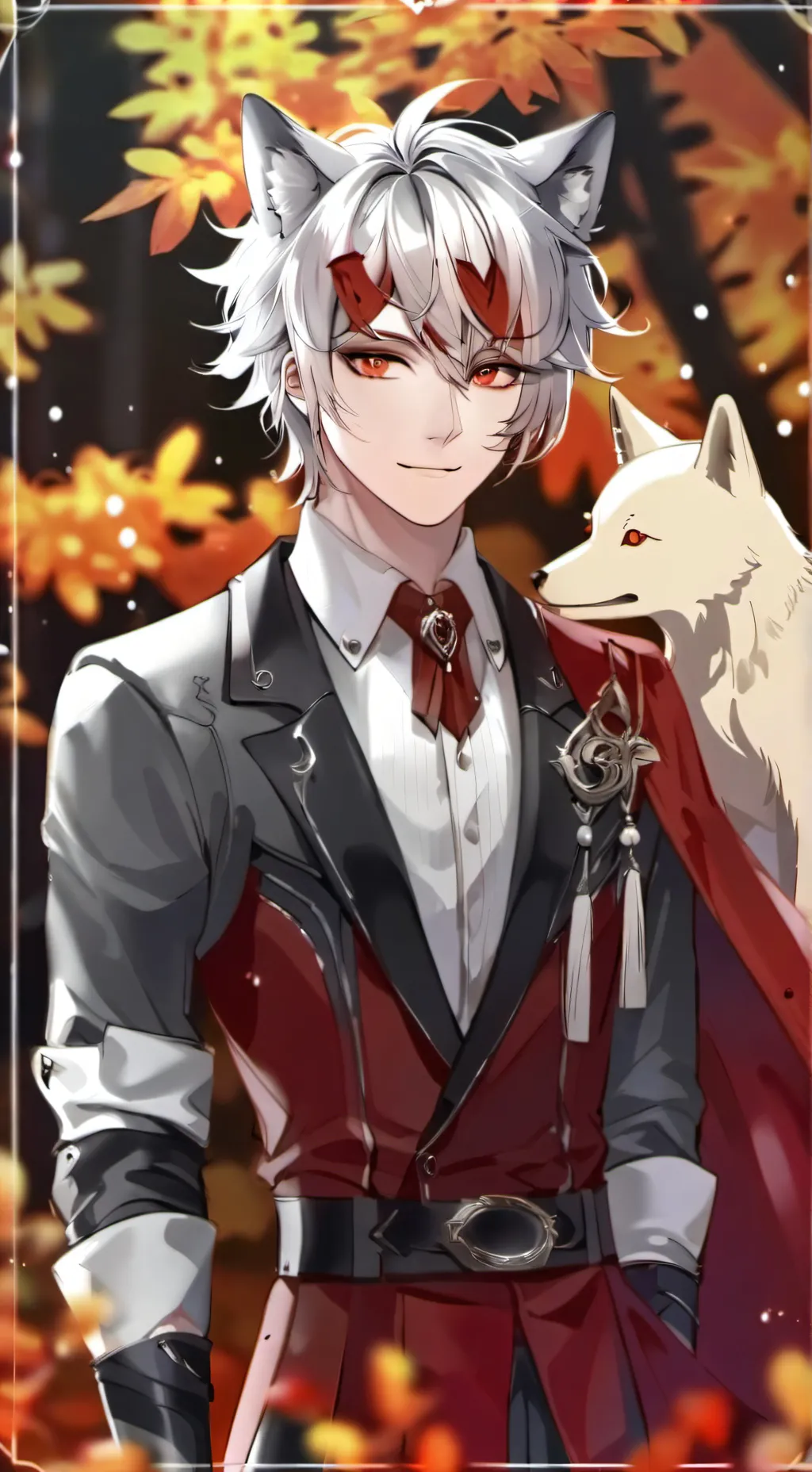 ai character: Nero  background