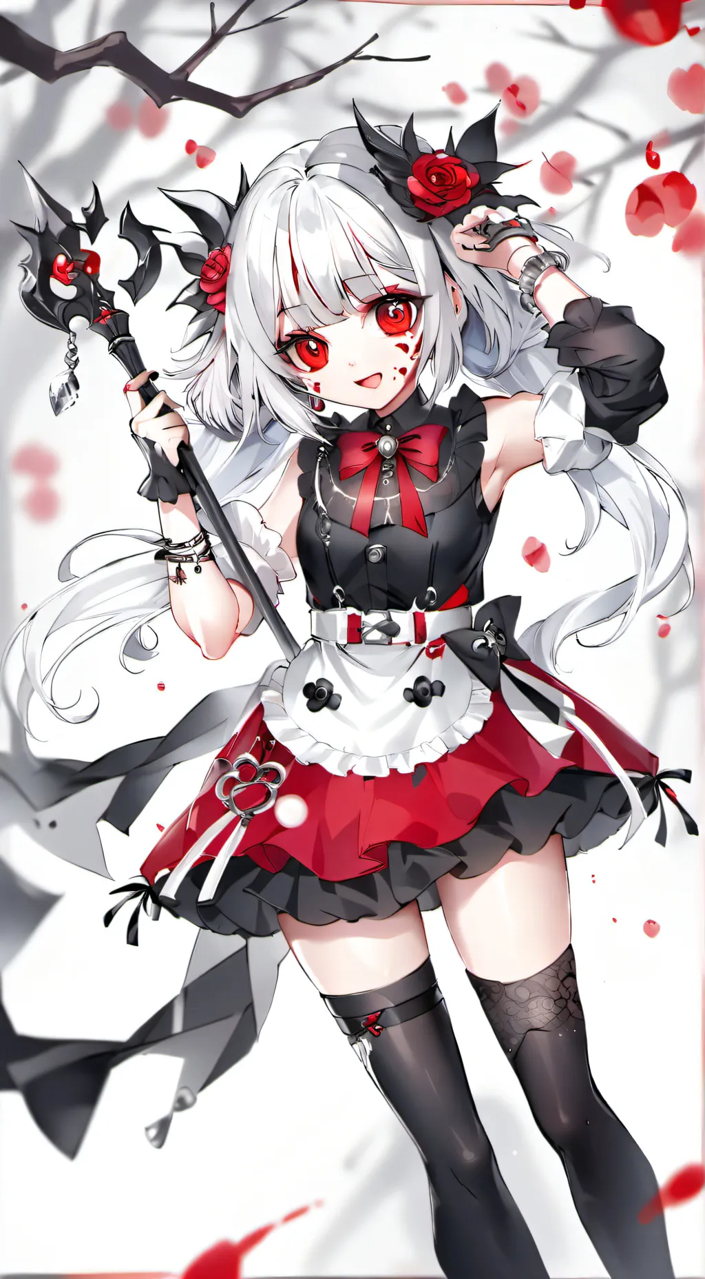ai character: haunted doll background