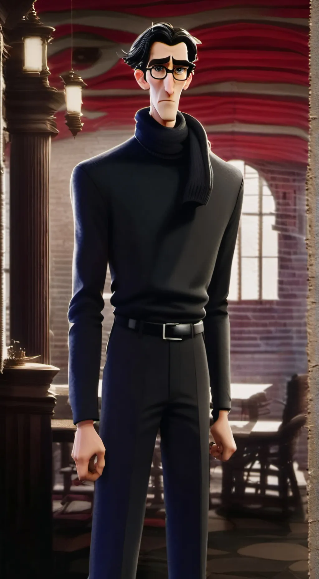 ai character: Anton Ego background