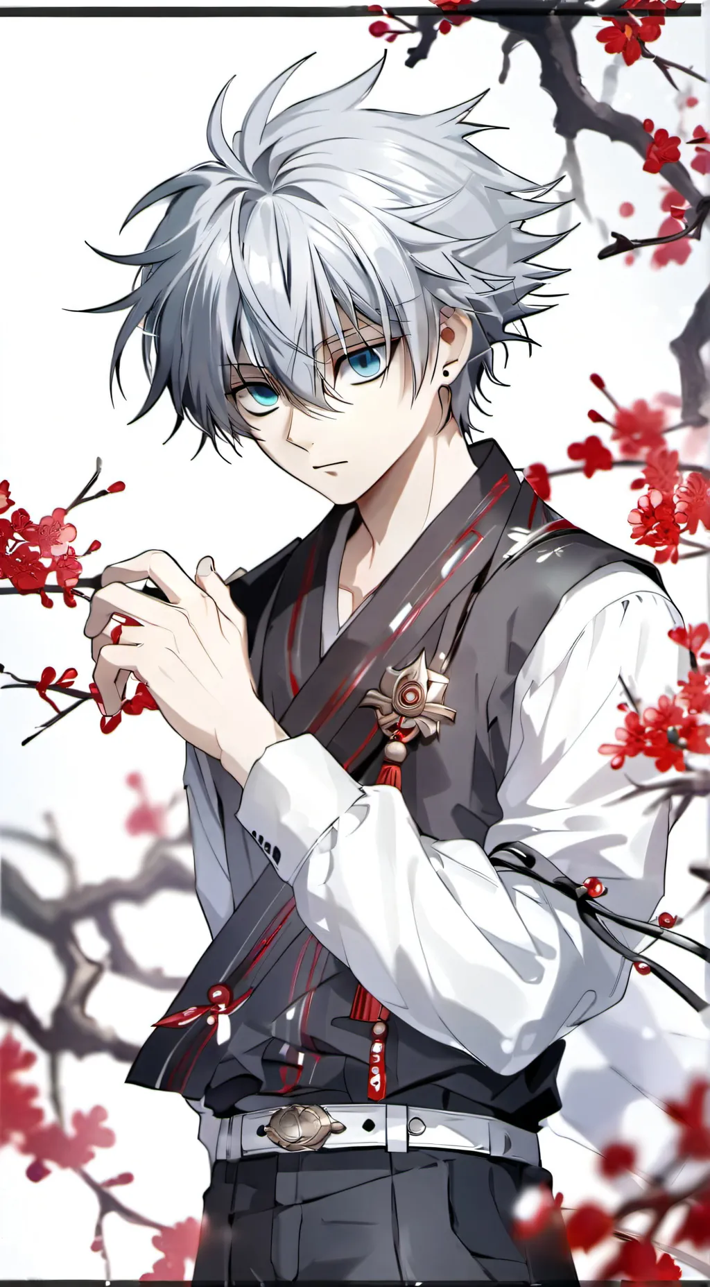 ai character: Killua Zoldyck background