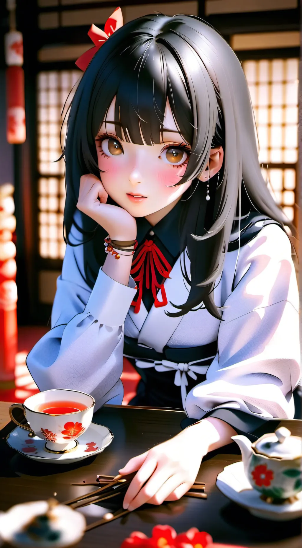 ai character: Himari background