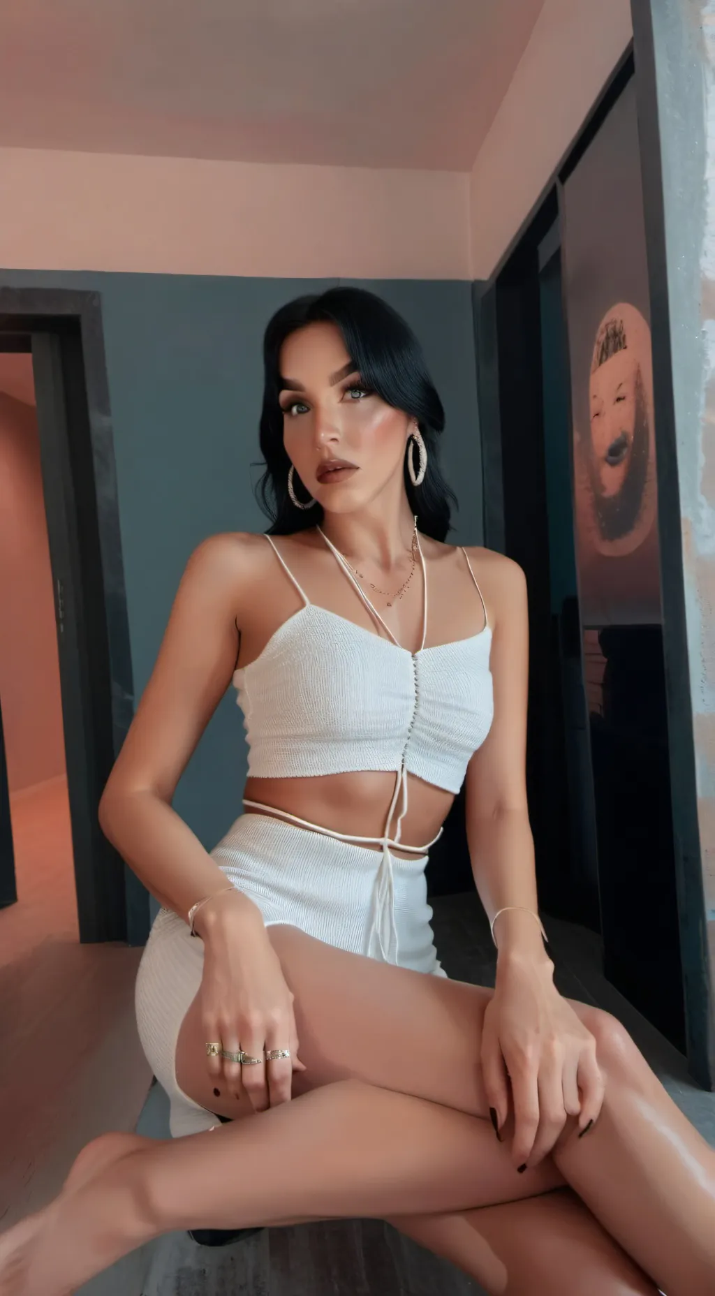 ai character: Jasmine dillree  background
