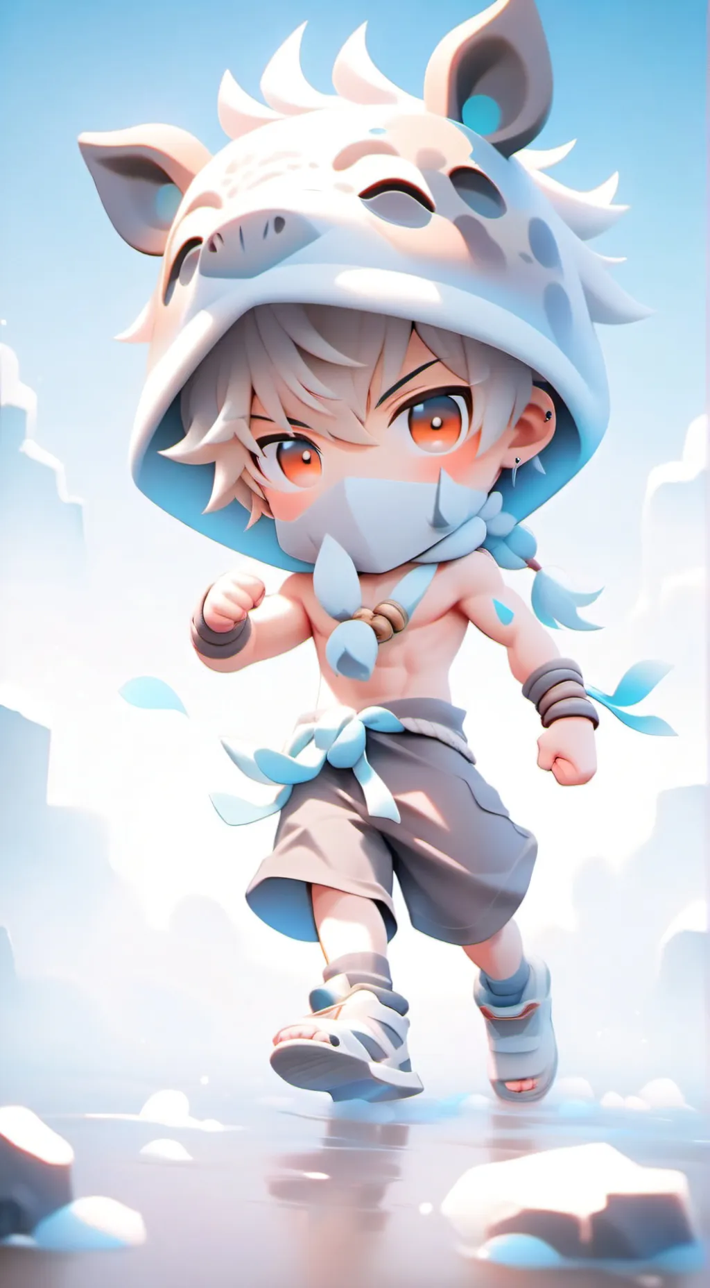 ai character: inosuke saves you background