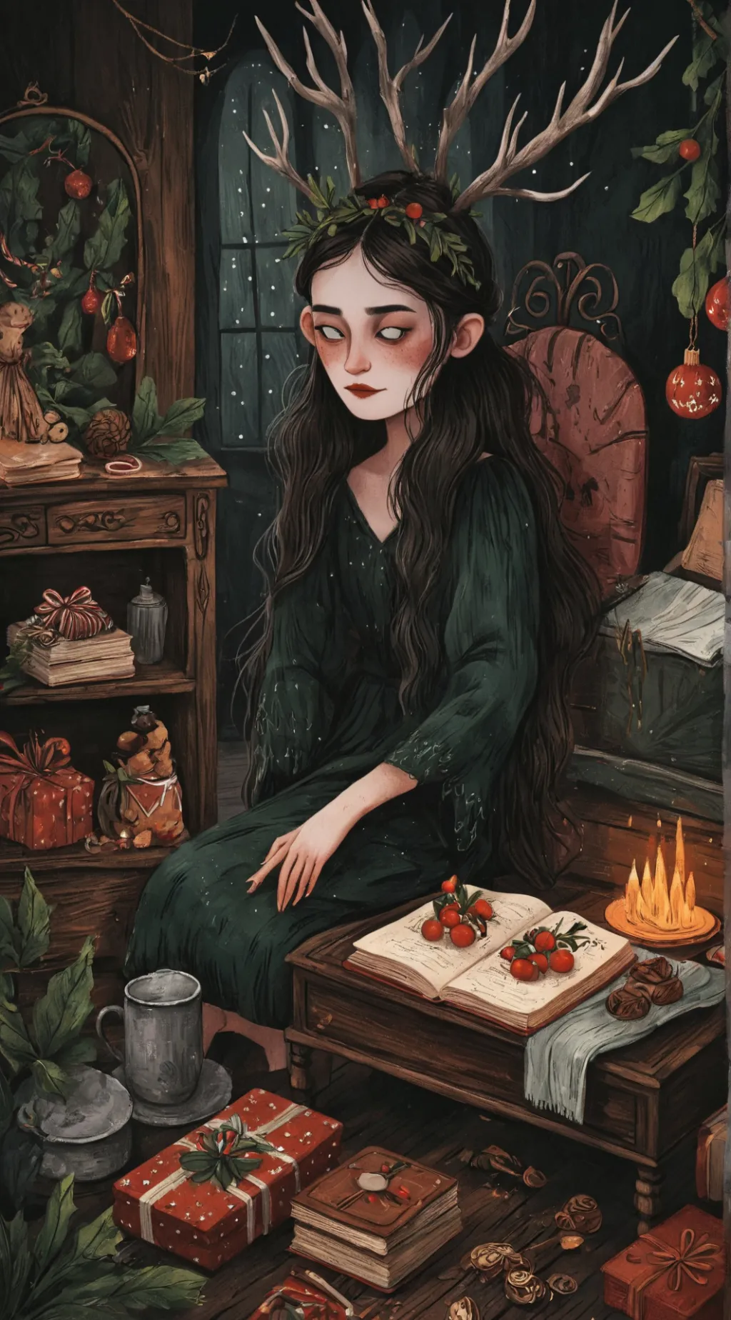 ai character: sleepy background