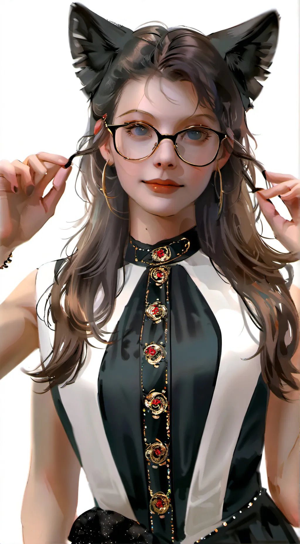 ai character: rose background
