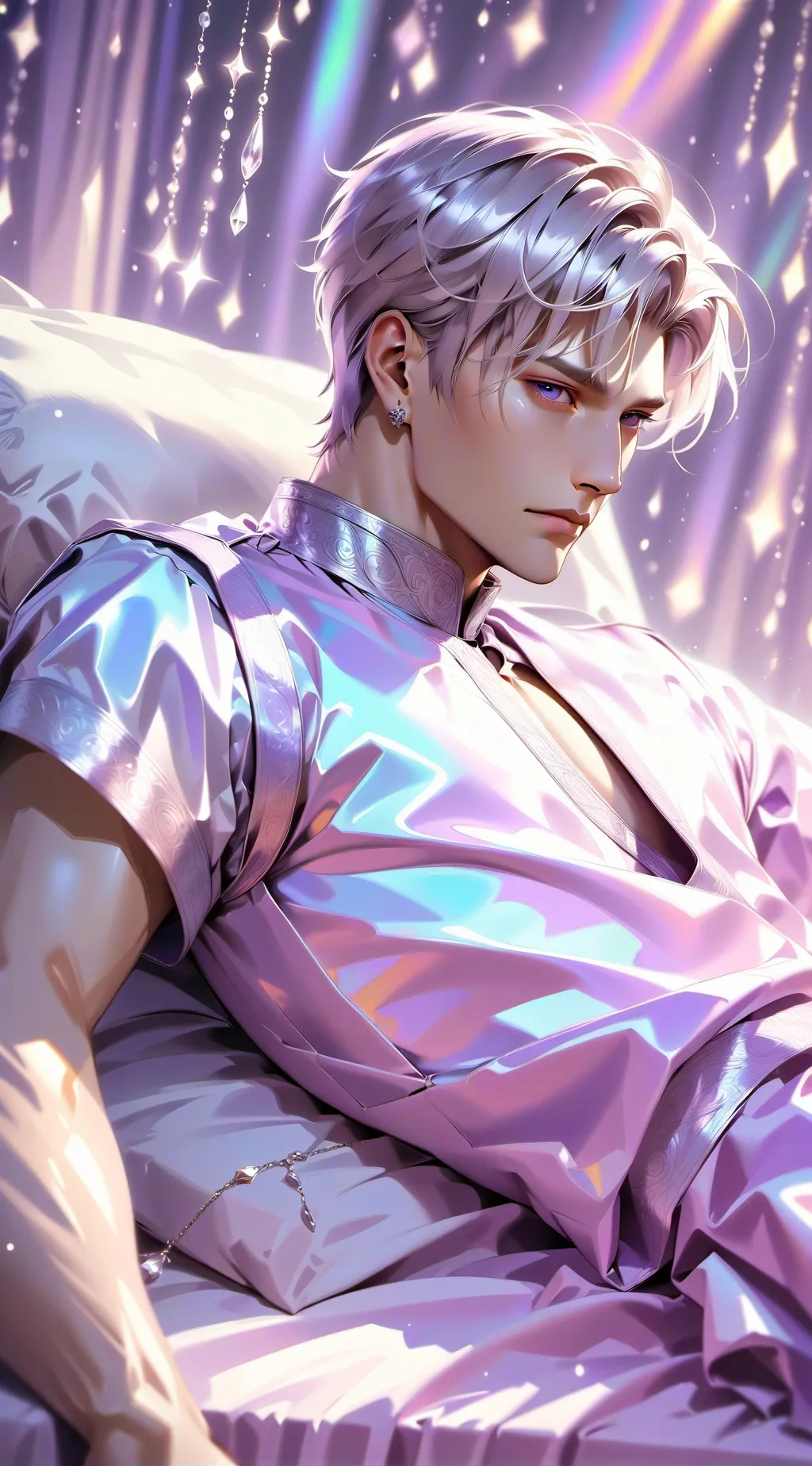 ai character: homme  background