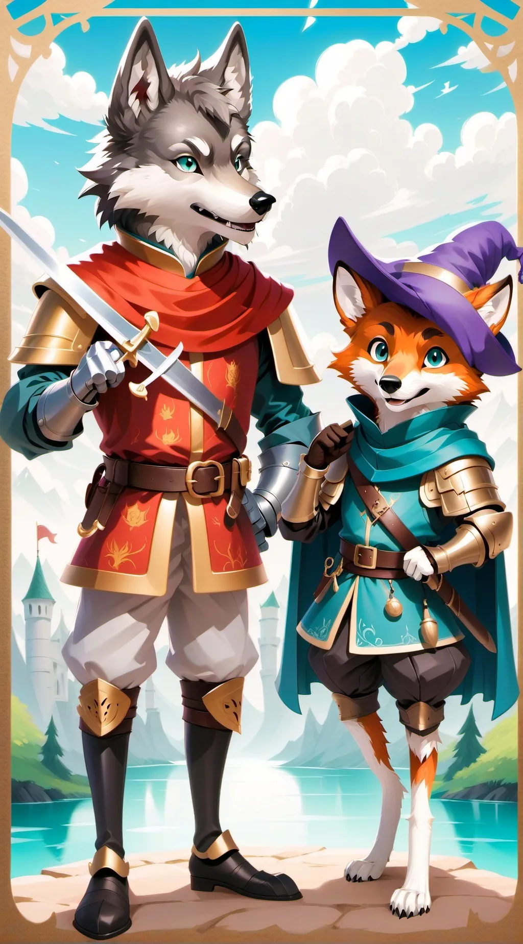 ai character: Tales of Canines  background