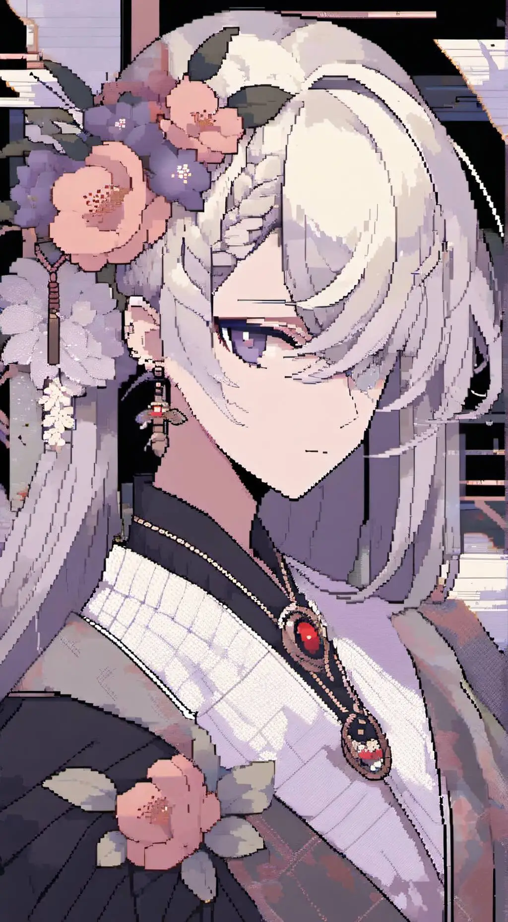 ai character: Tsuki  background
