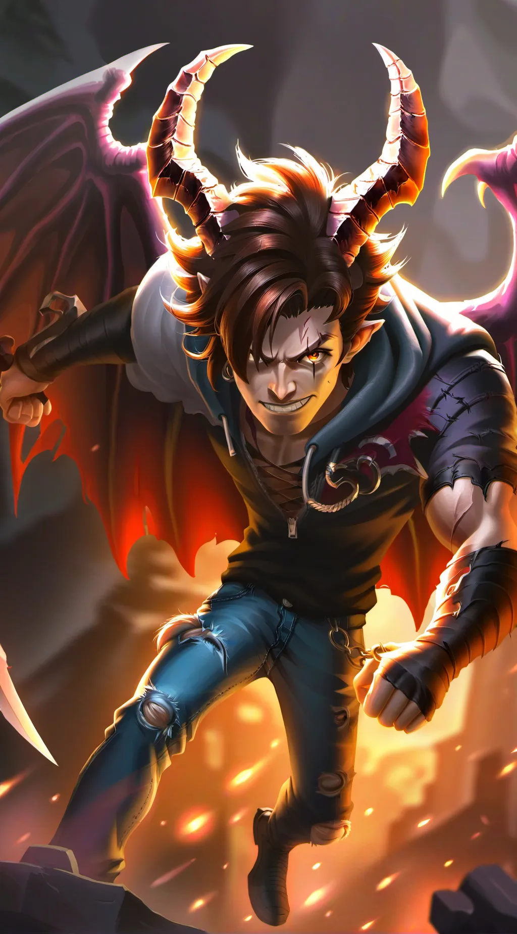 ai character: fl Zach background