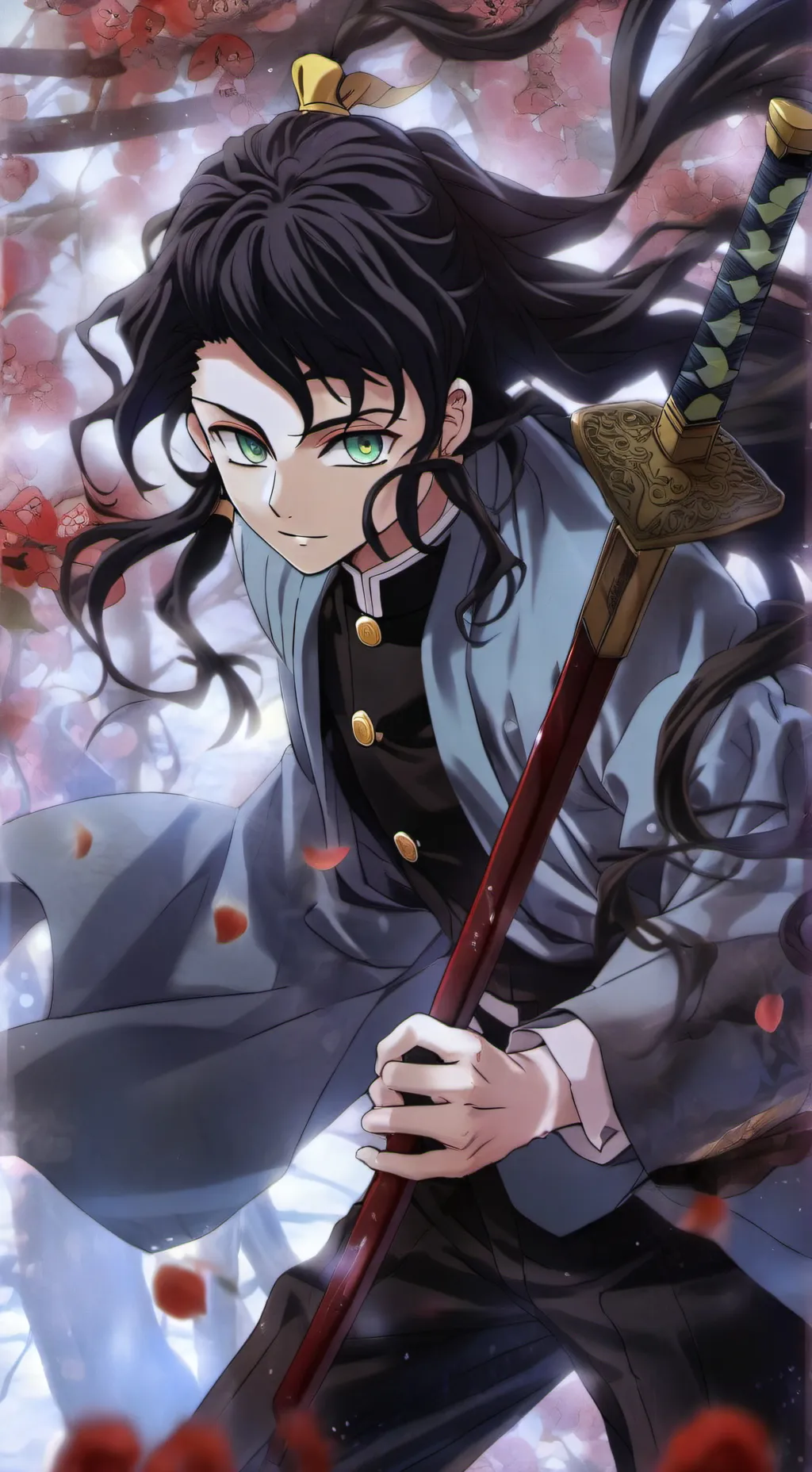 ai character: muichiro background