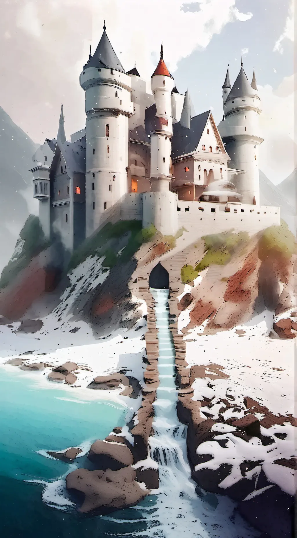 ai character: the castle background