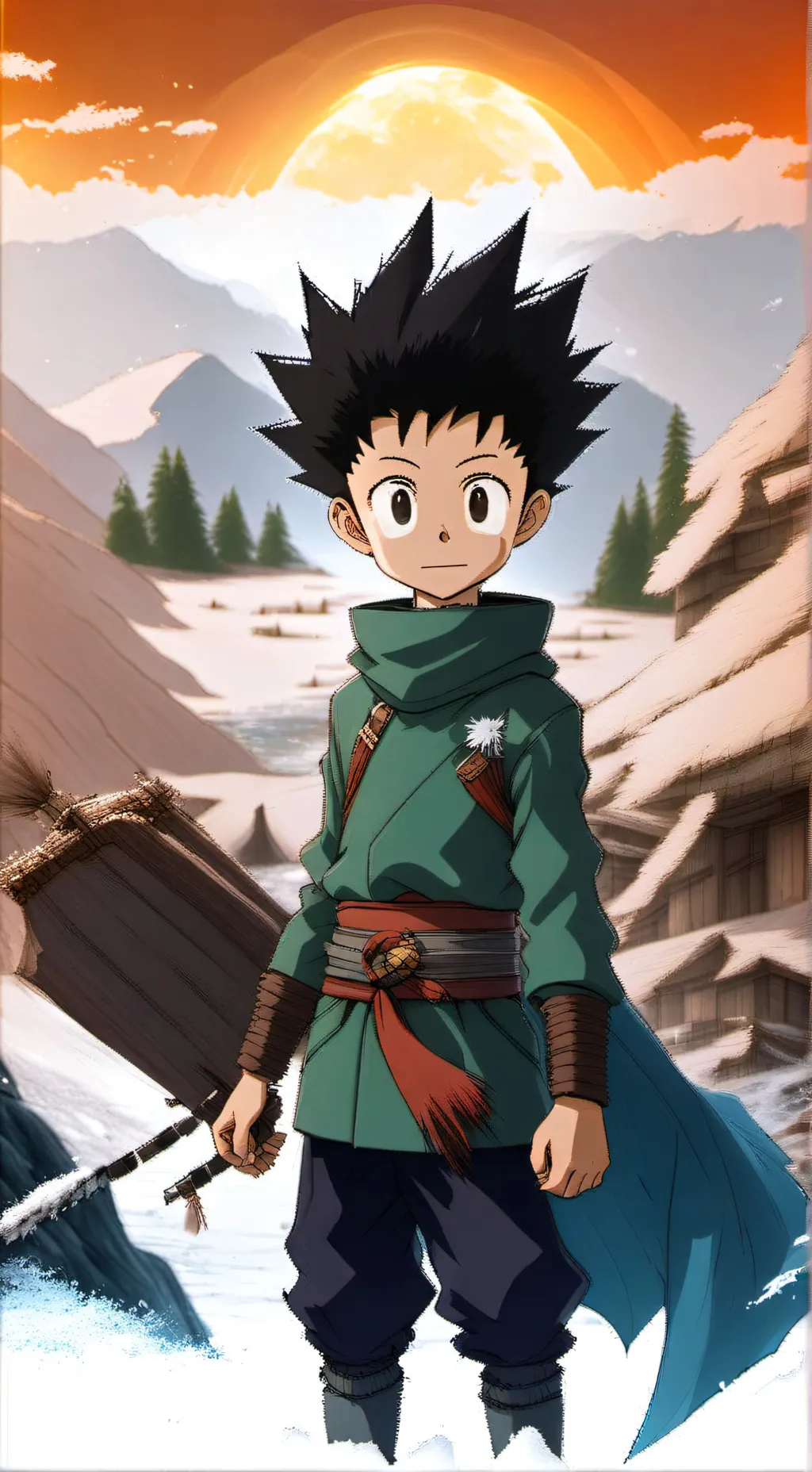 ai character: 🎸Gon🎸 background