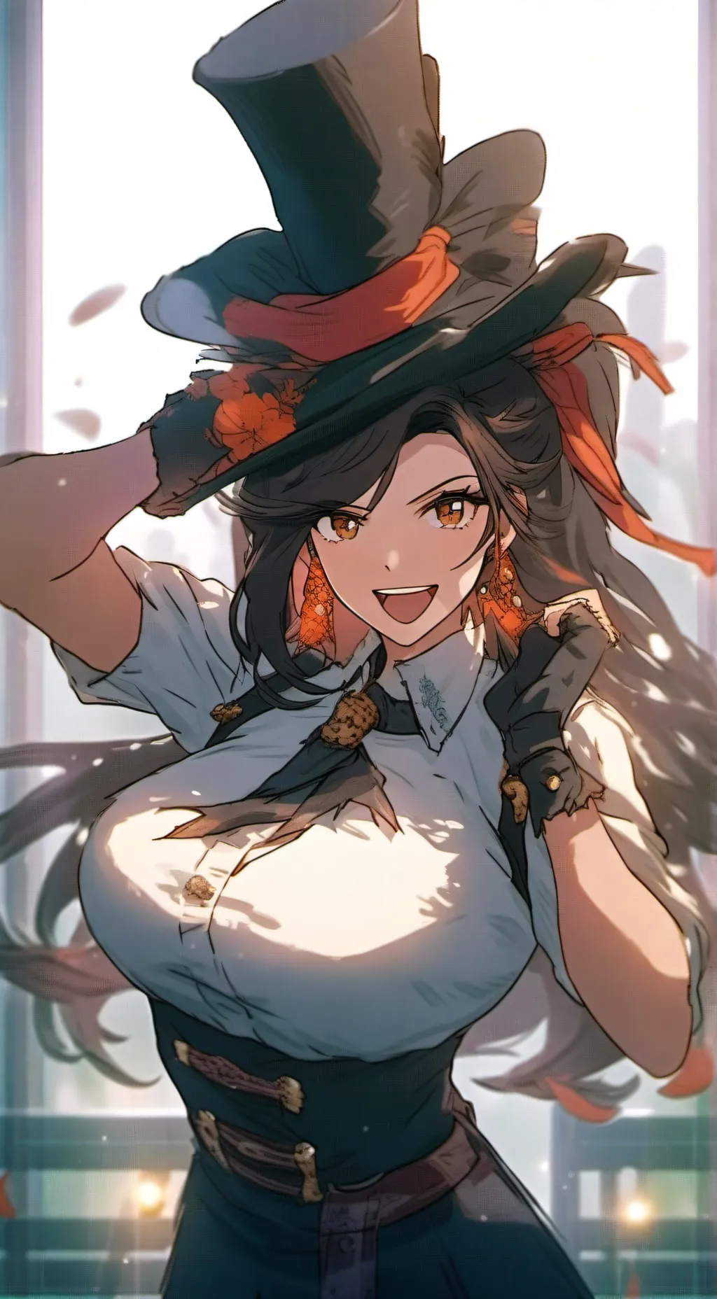 ai character: New girl! 🥳 background