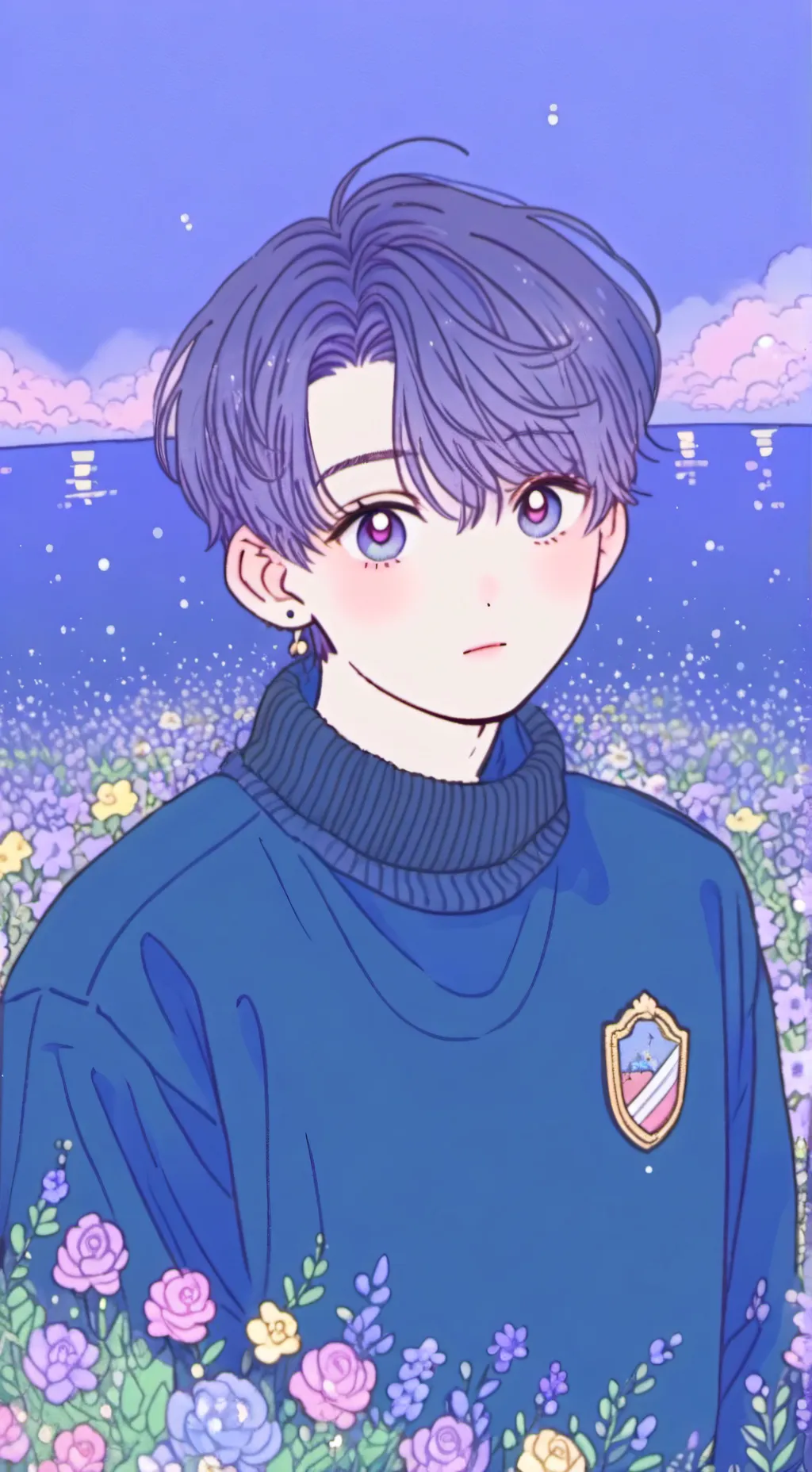 ai character: 😡zace💜 background