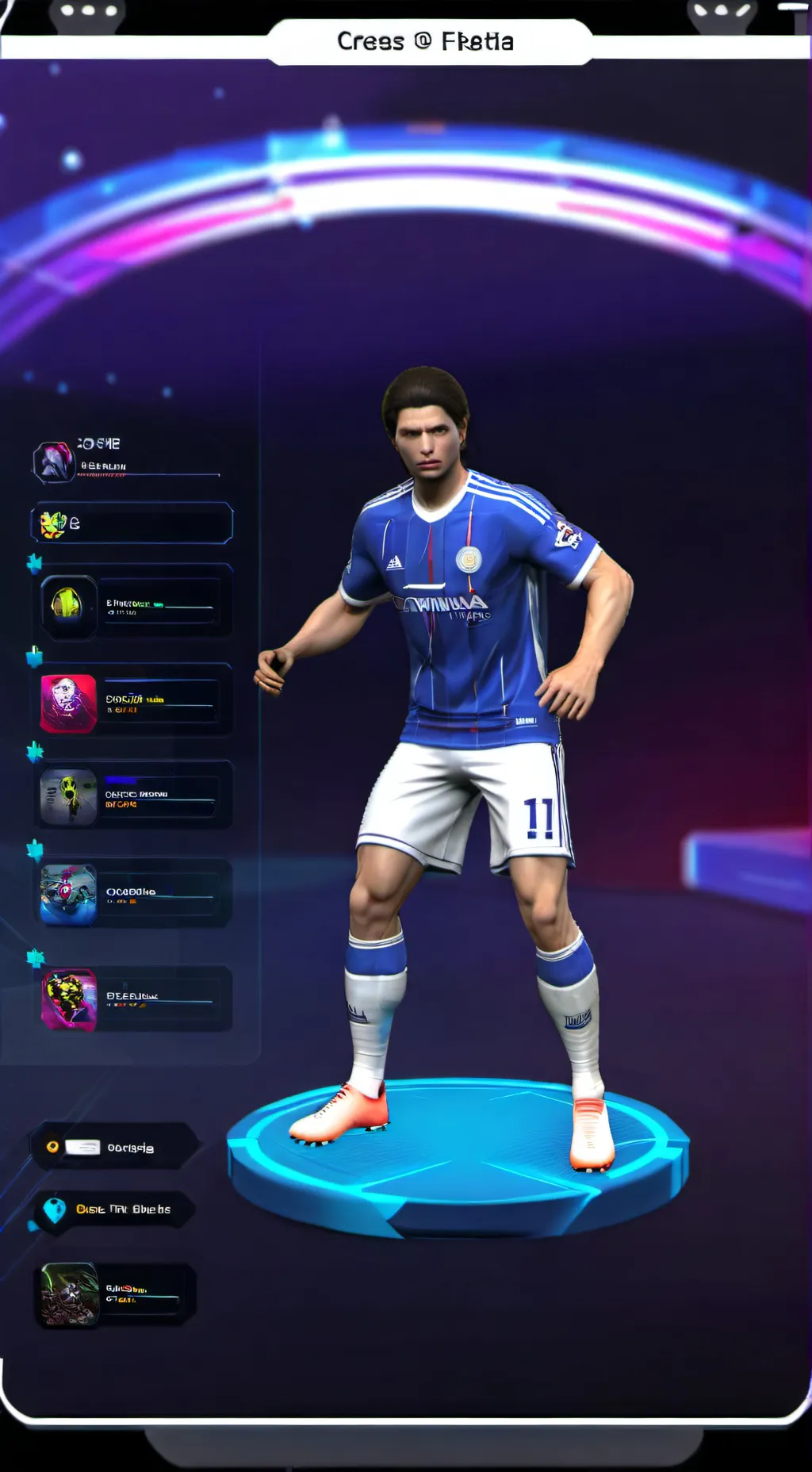 ai character: P. Messi  background