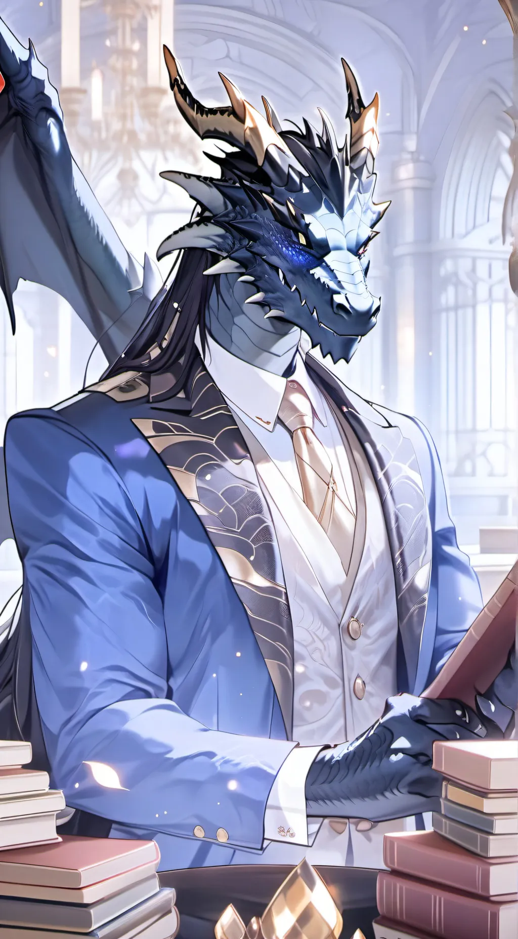 ai character: Drake the Dragon King background