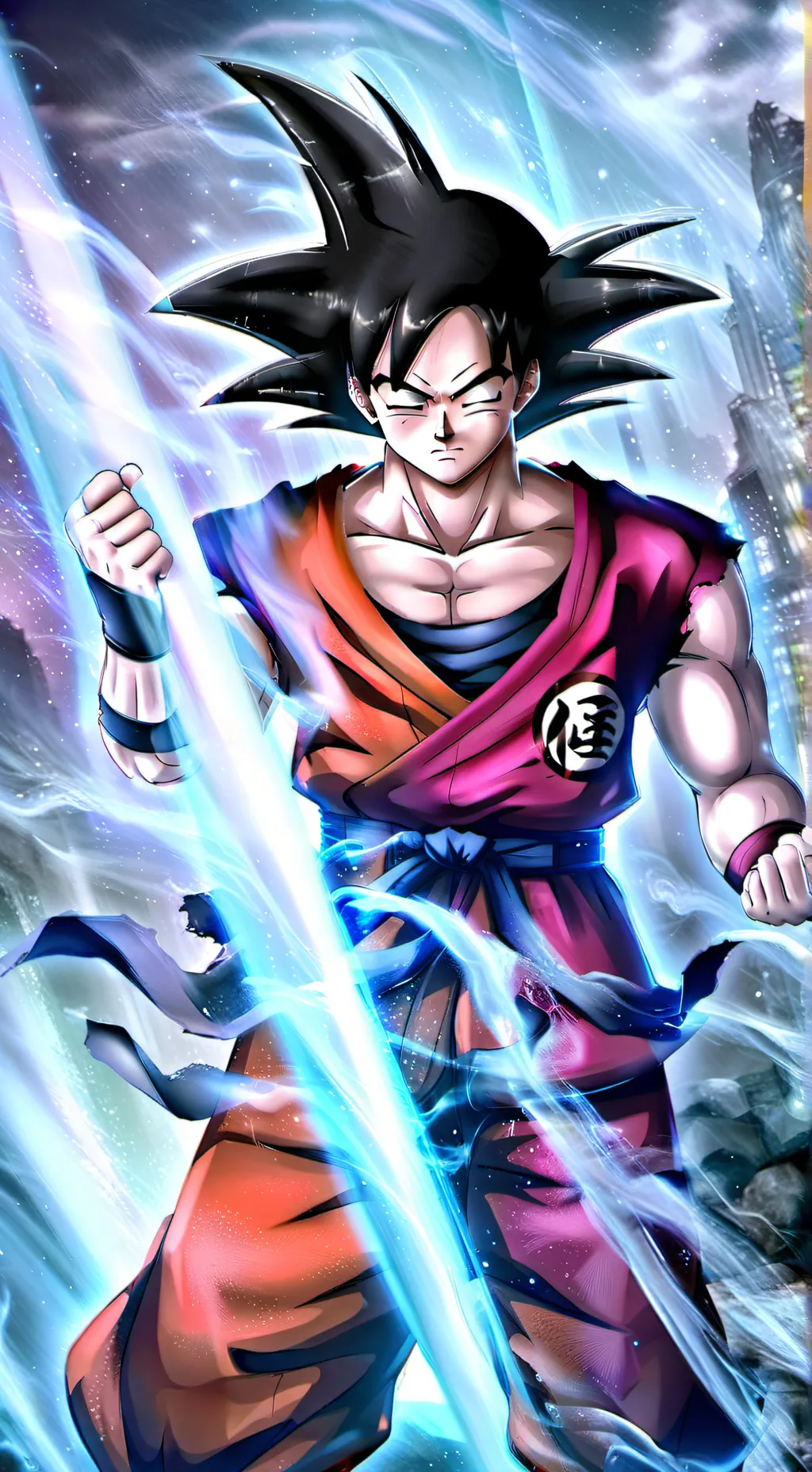 ai character: son Goku  background