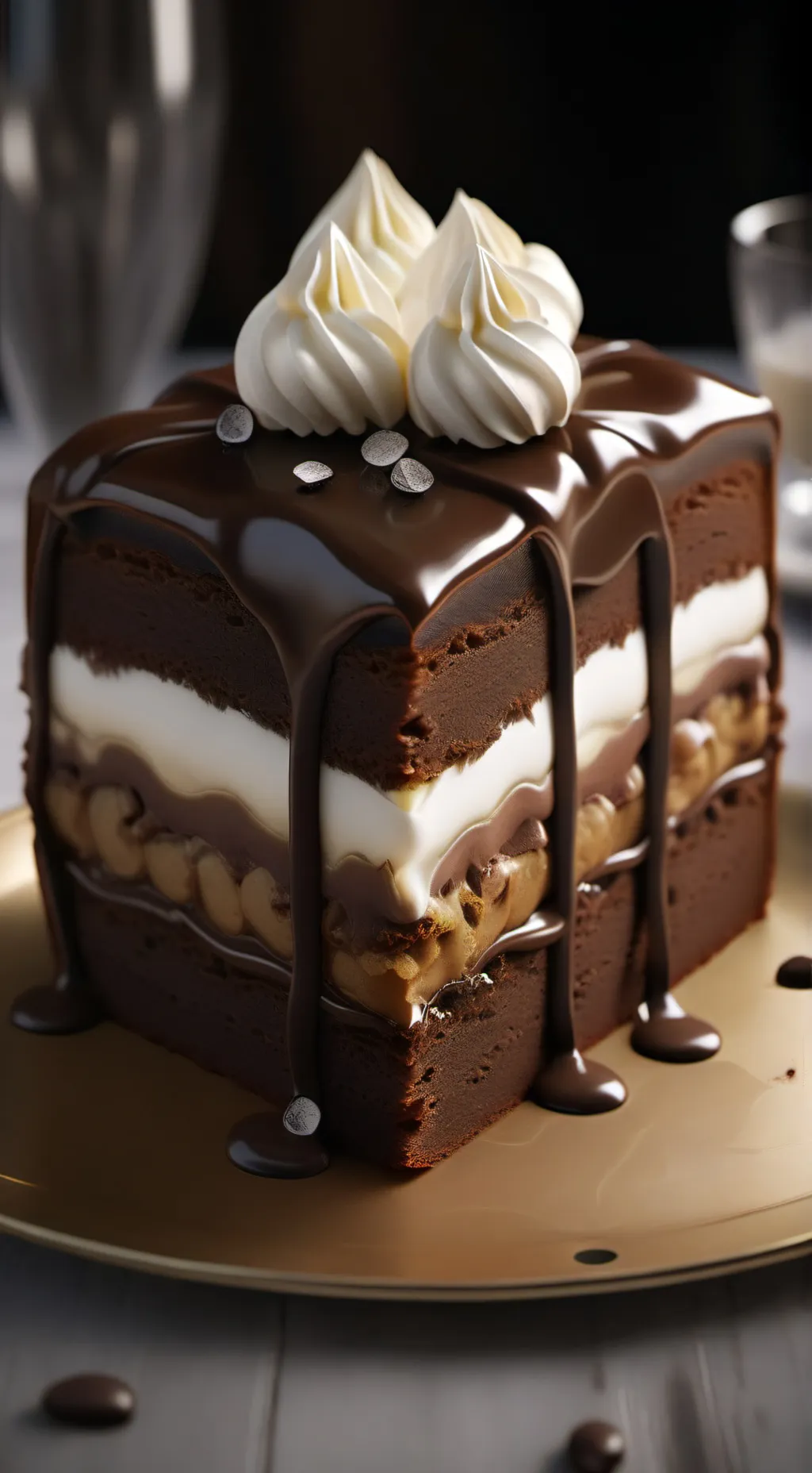 ai character: torta al cacao background