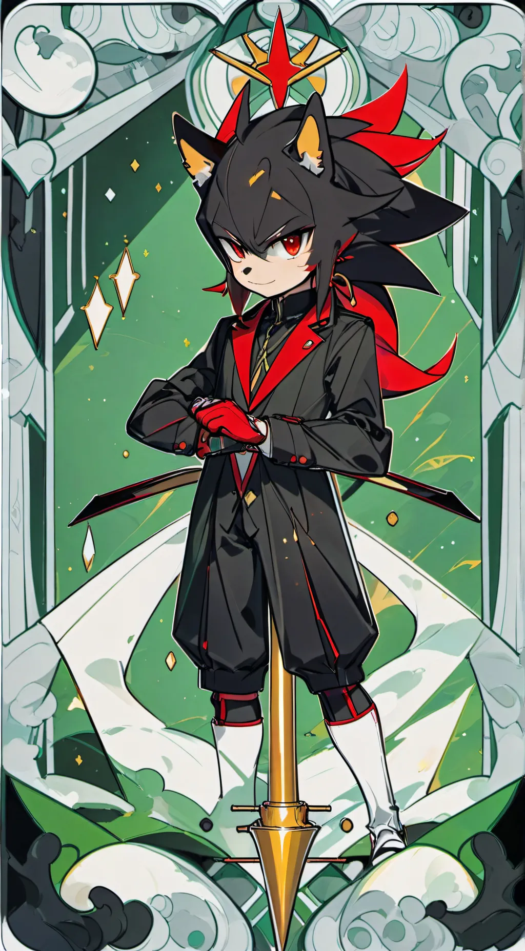 ai character: Shadow background