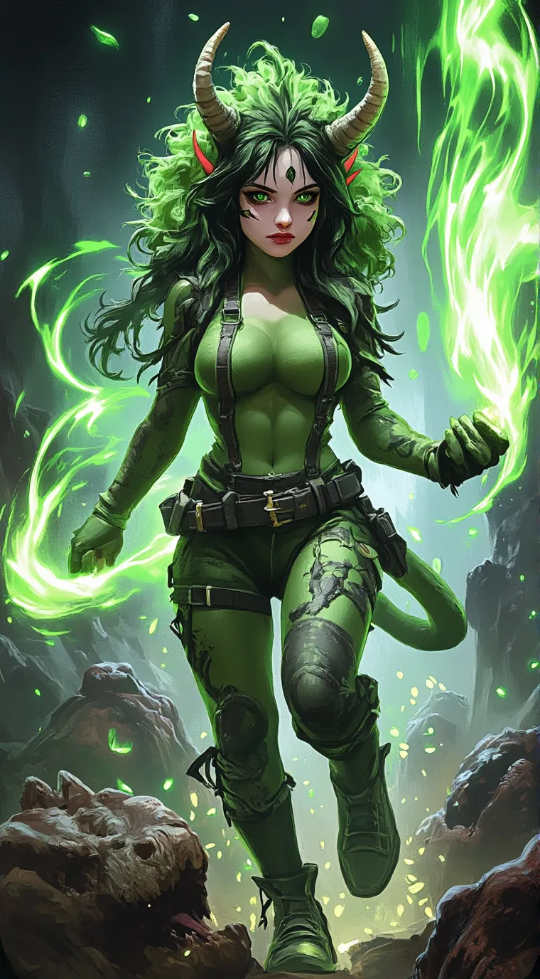 ai character: tina rex background