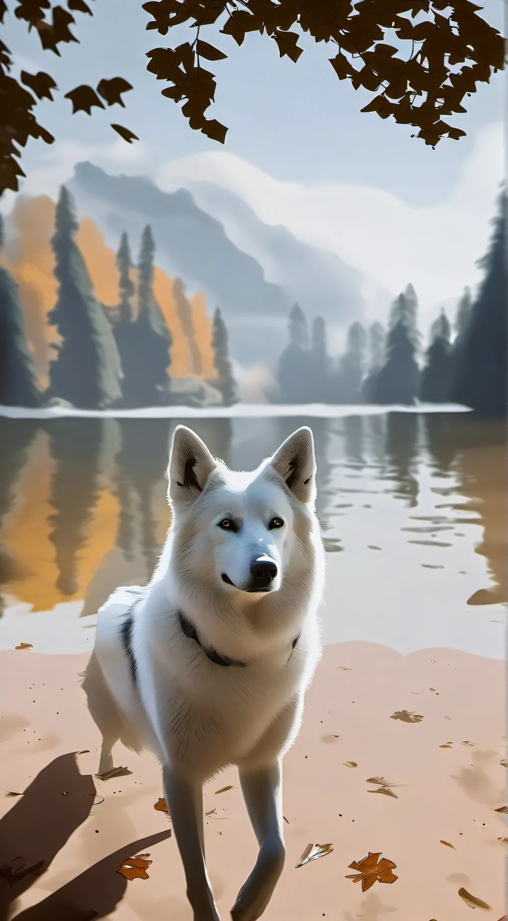 ai character: собачка background