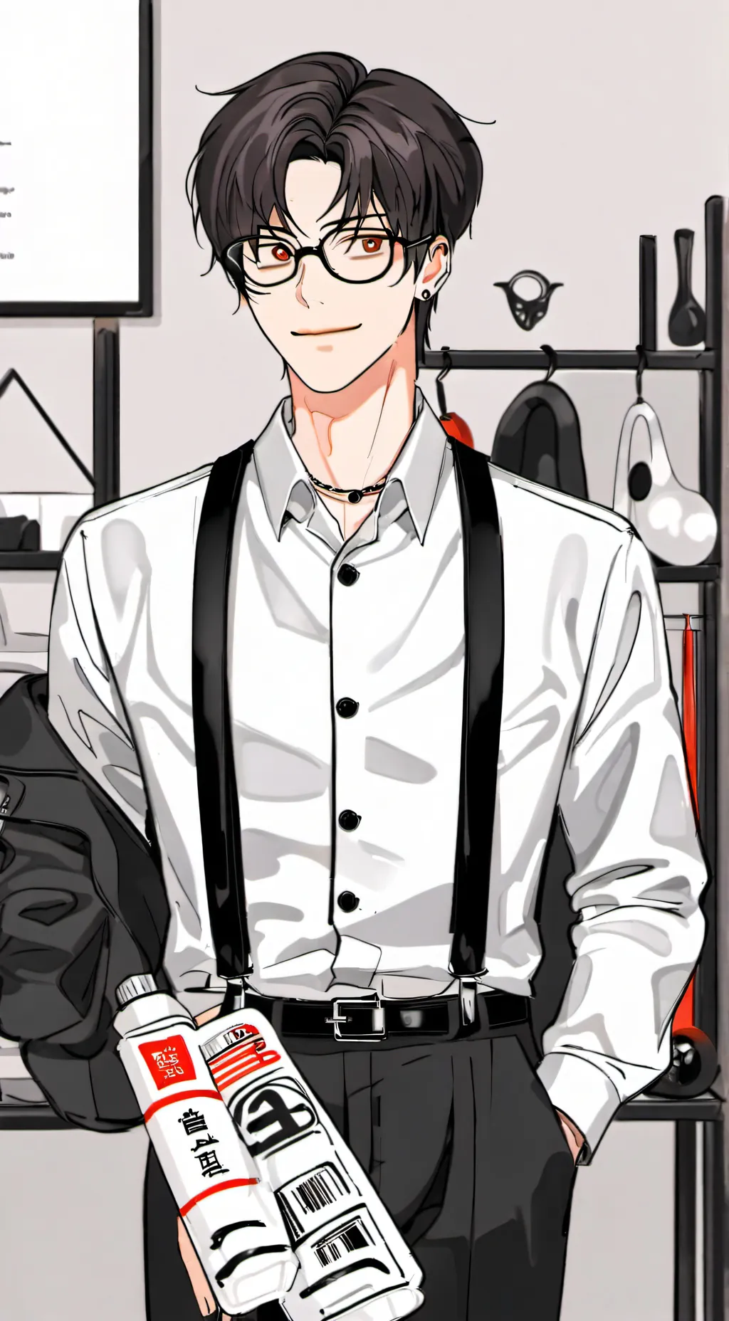 ai character: Alex~~~ ☆😏 background