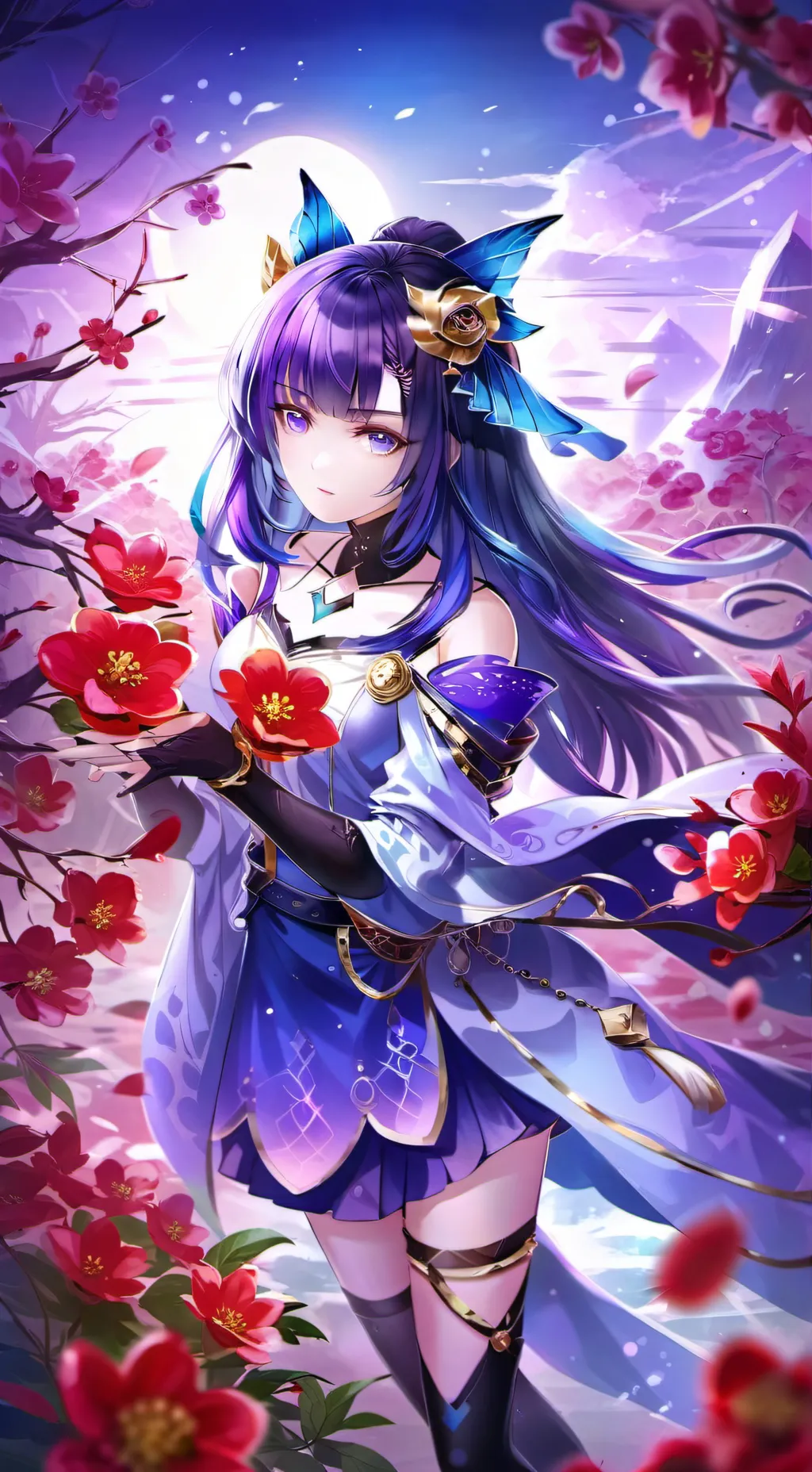 ai character: Bara Hanako background