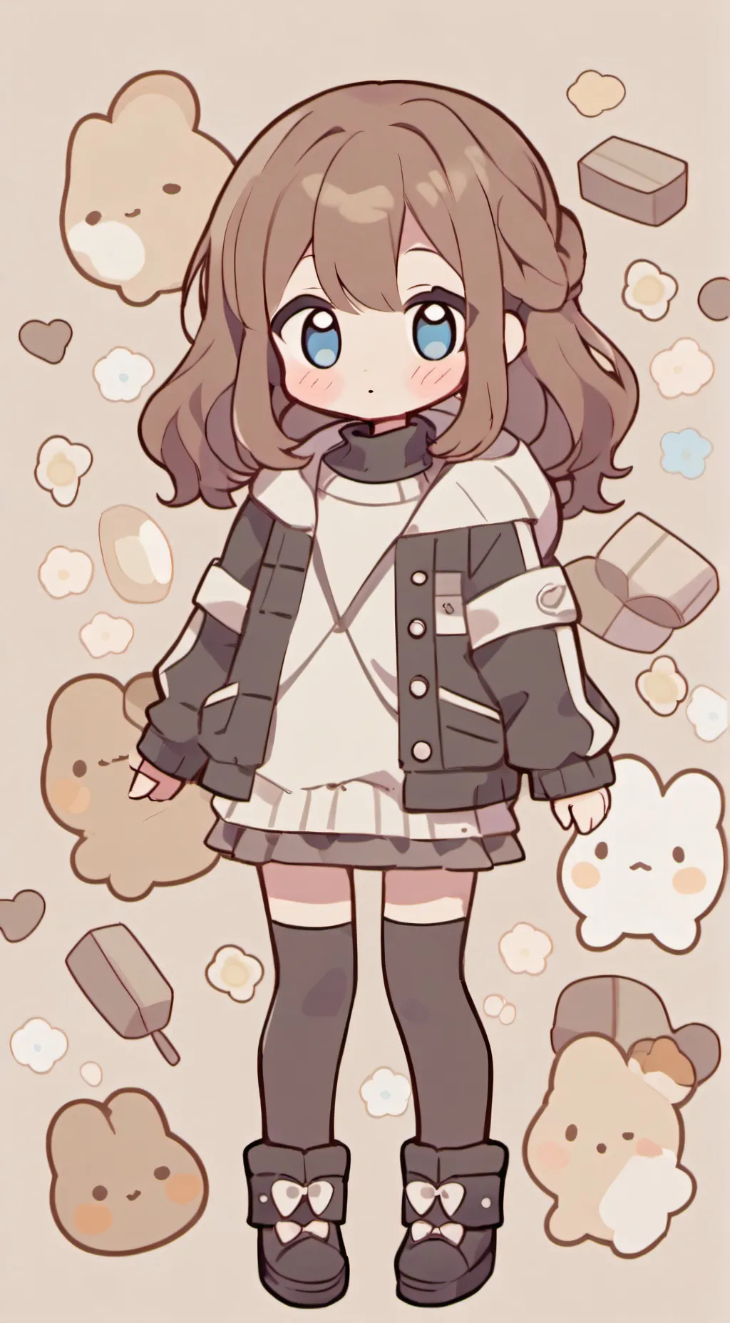 ai character: Amanda  background