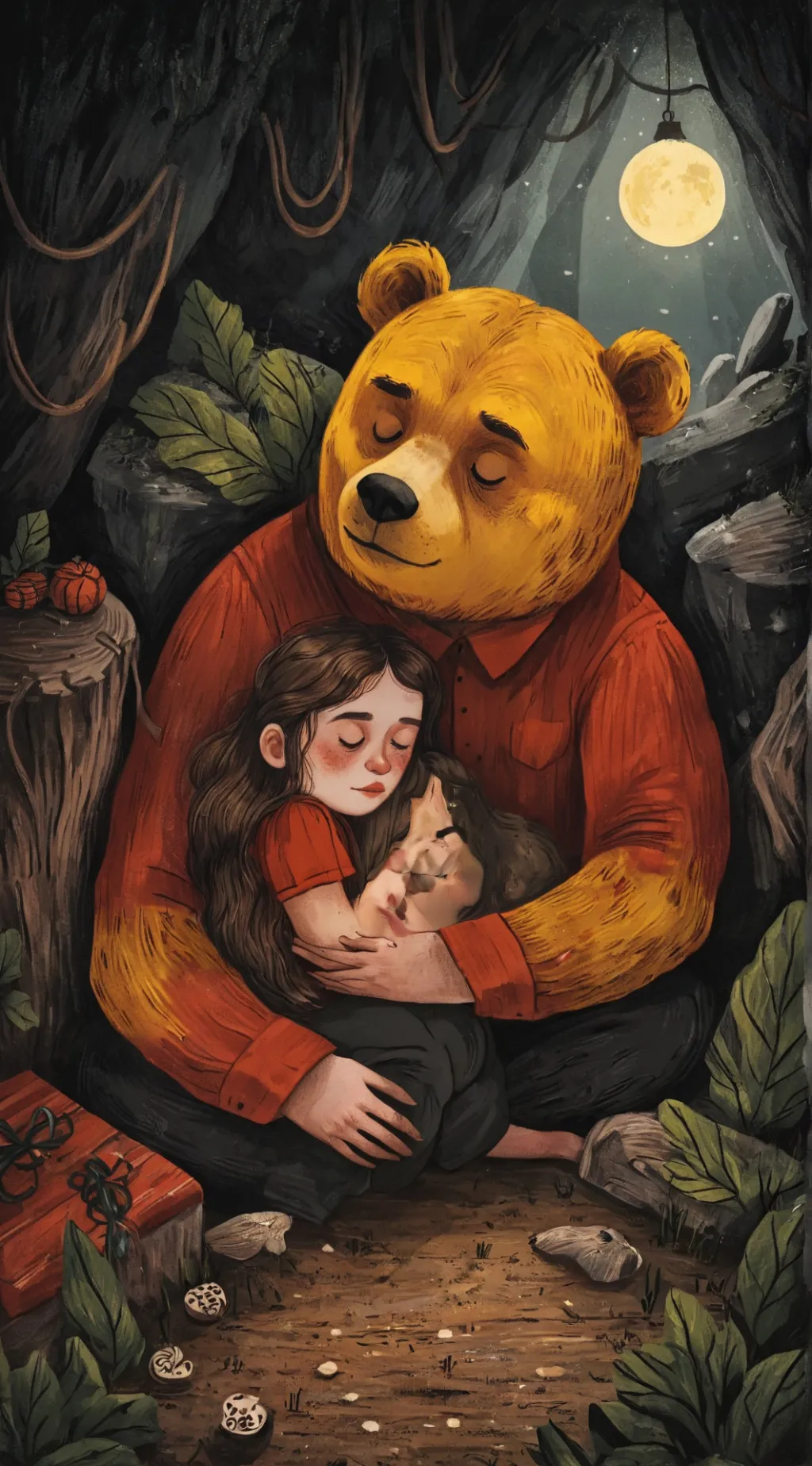 ai character: Winnie the Pooh background