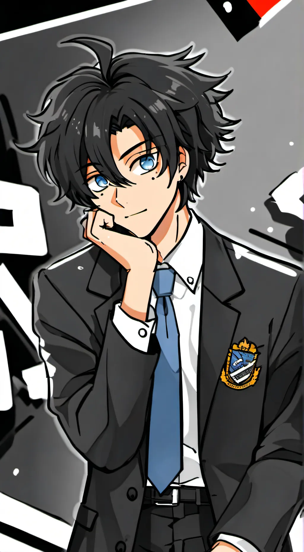 ai character: aphmau school  background