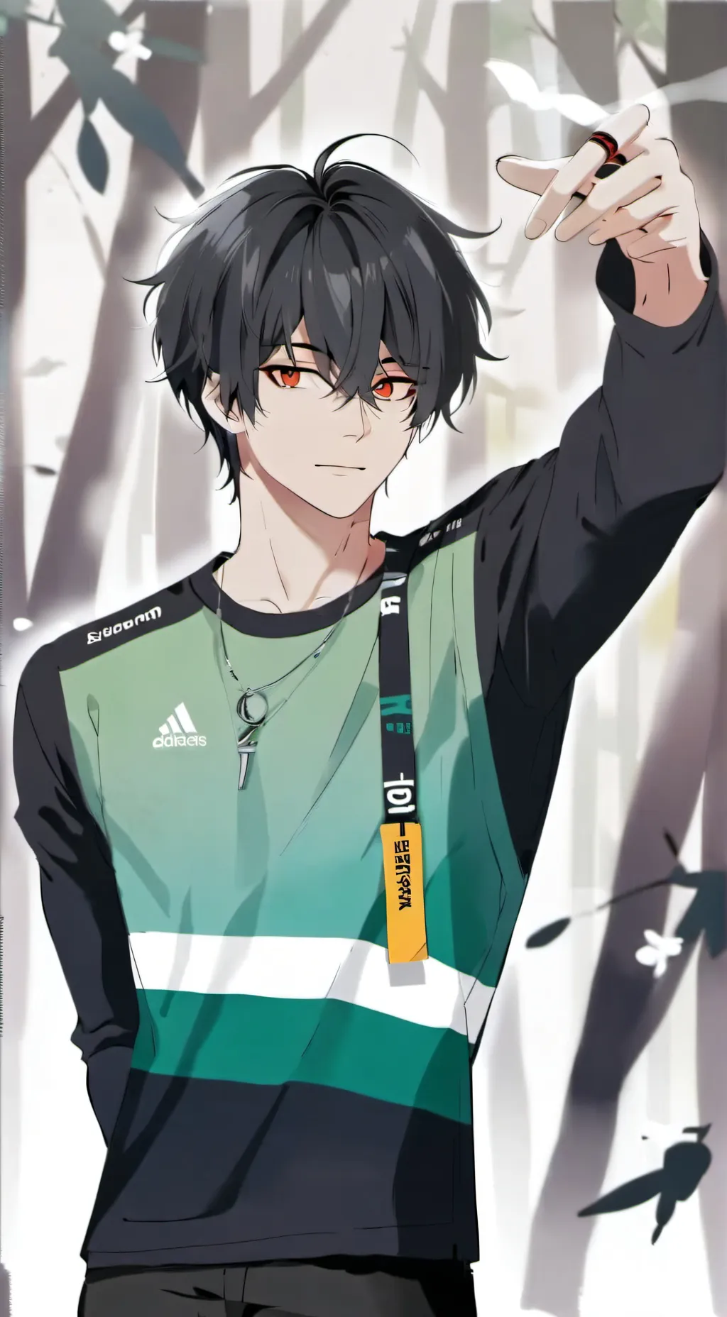 ai character: shota background