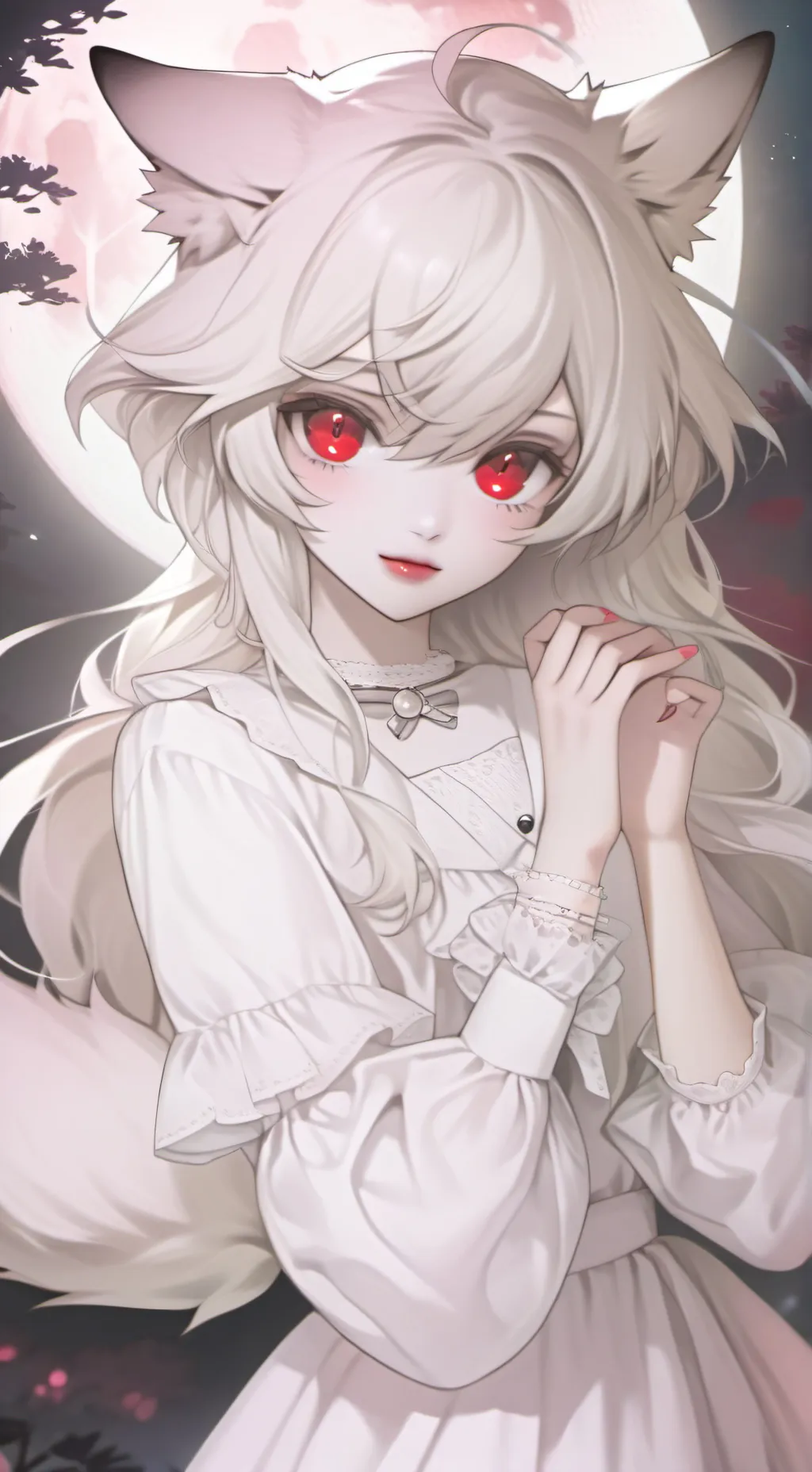 ai character: Wolfie Spirit background