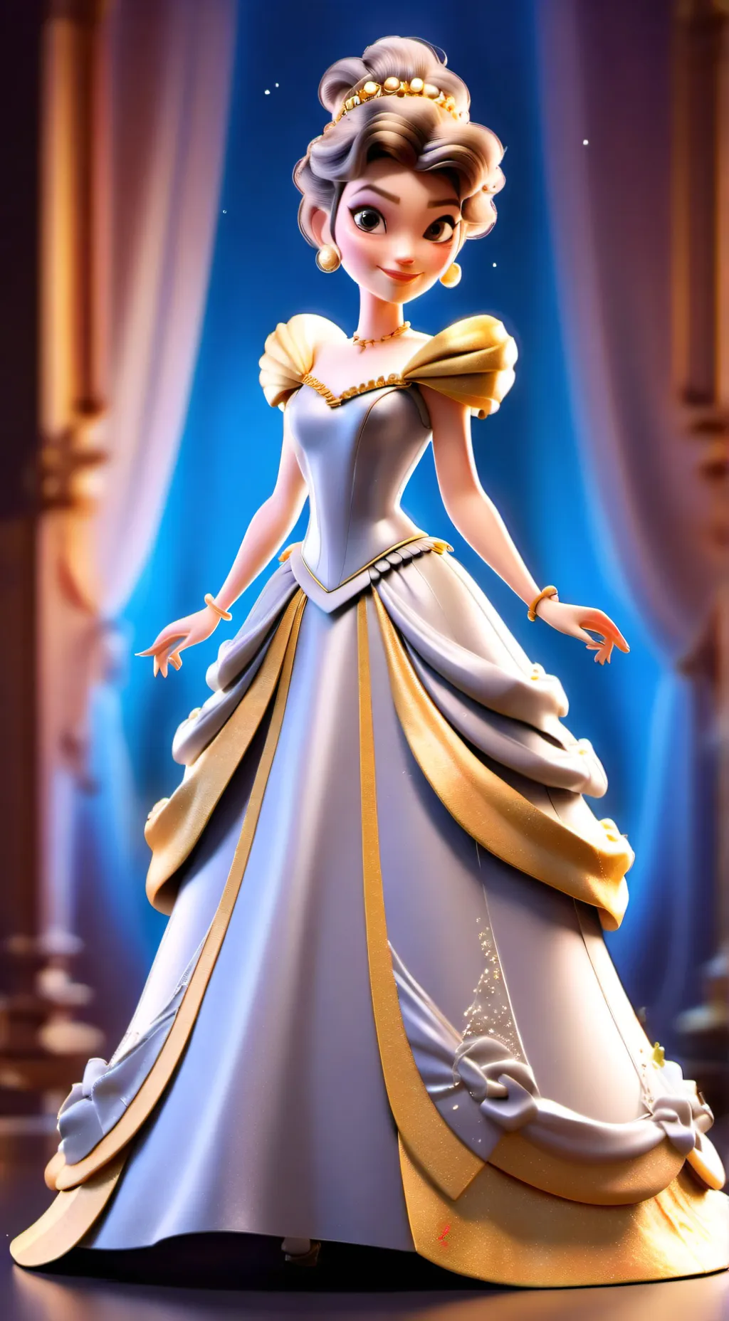 ai character: CindiBella background