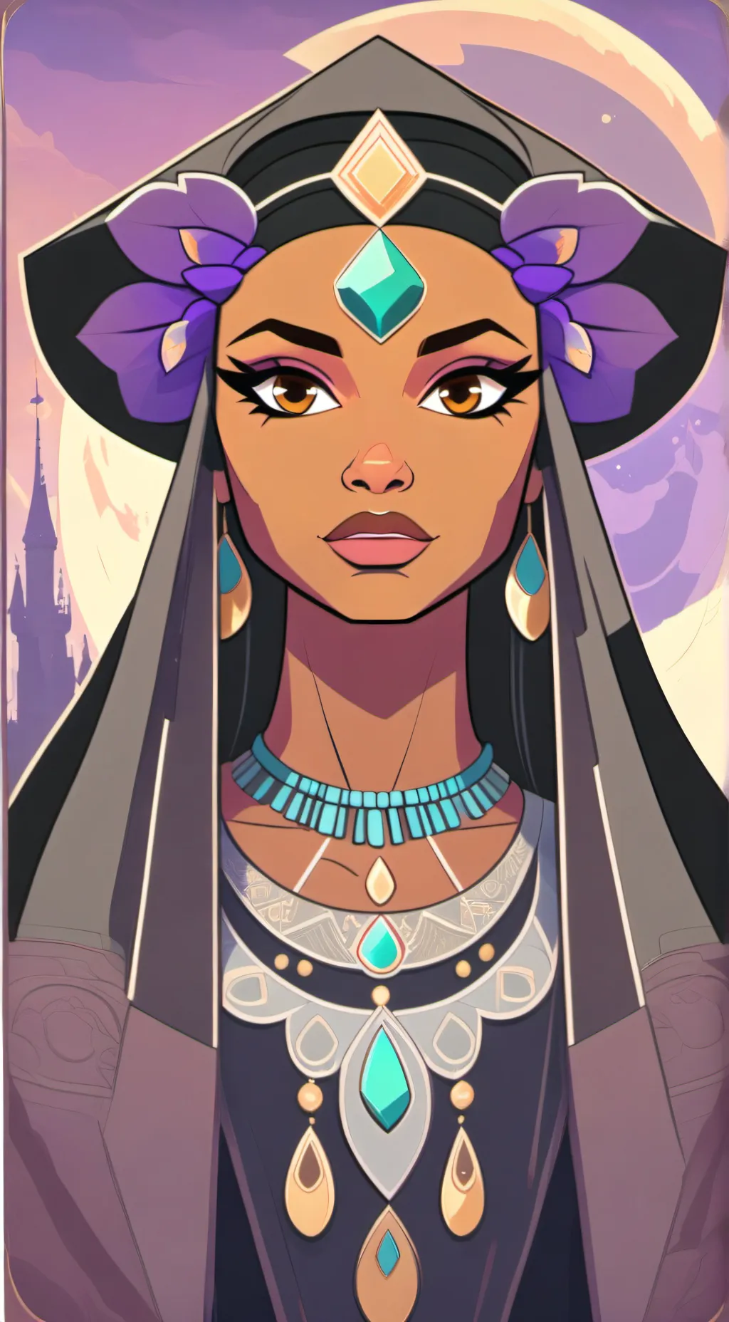 ai character: Coffee Agate background