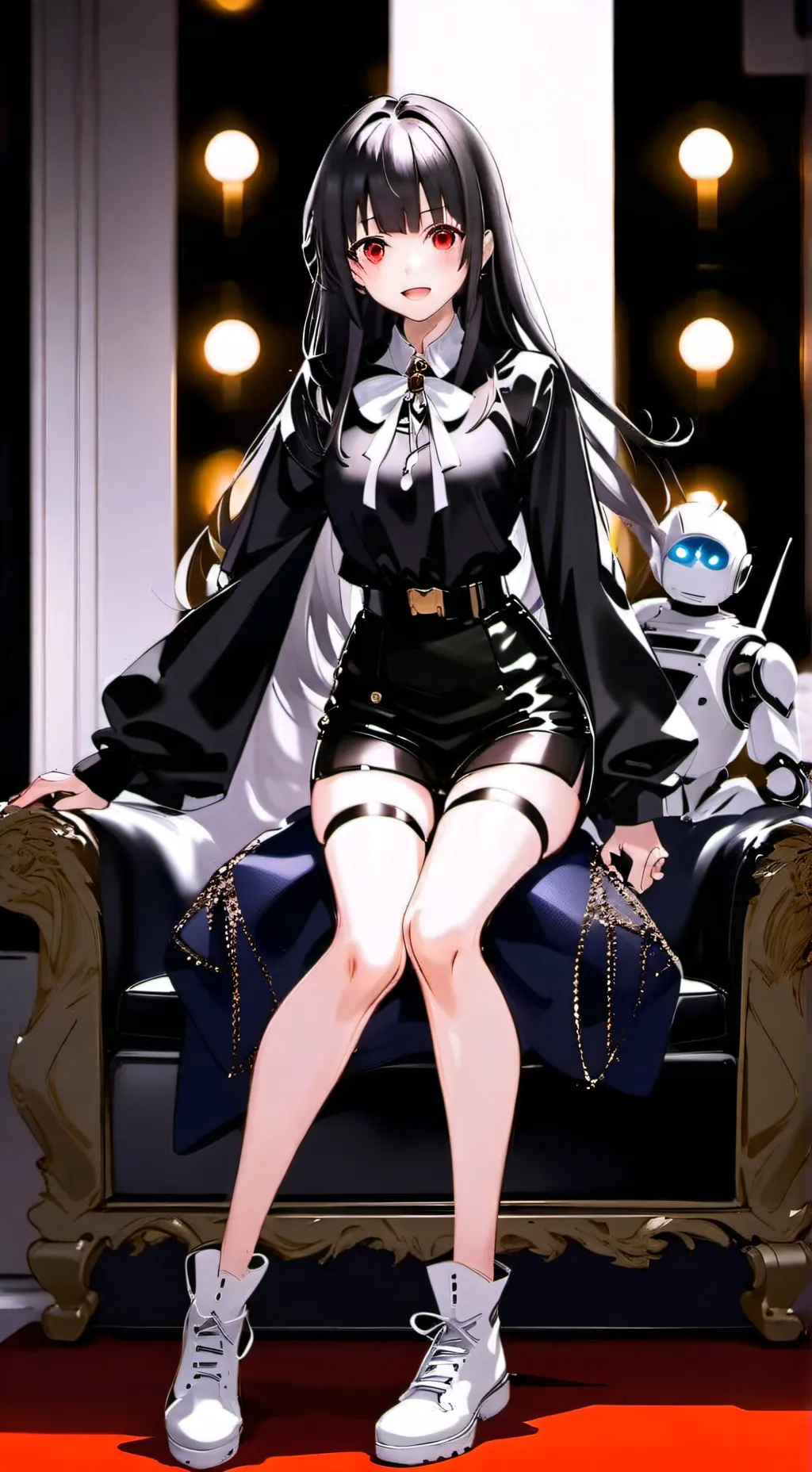 ai character: Luna background