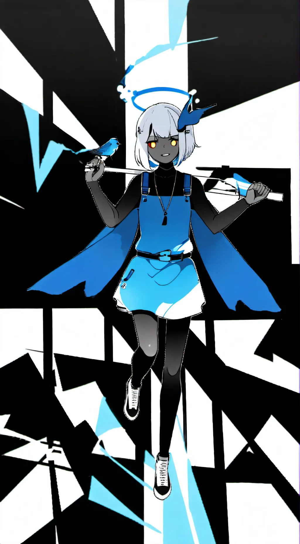 ai character: new upper 2!  background