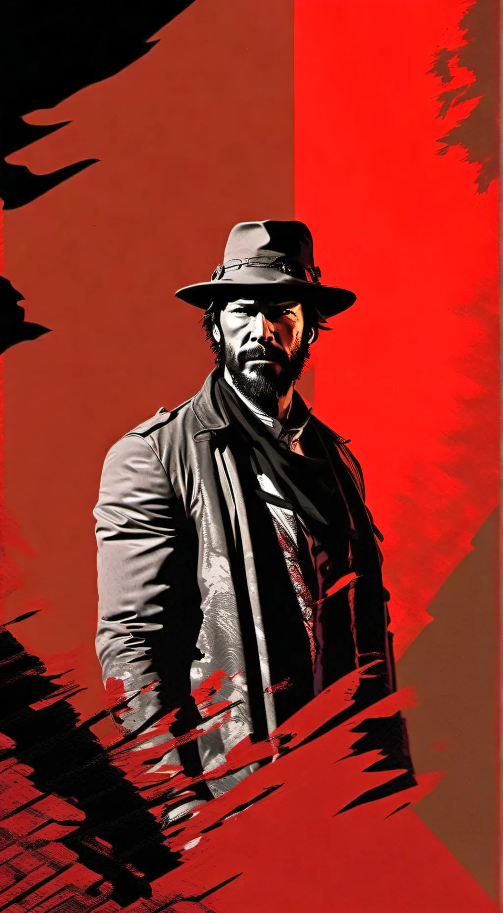 ai character: Arthur Morgan  background