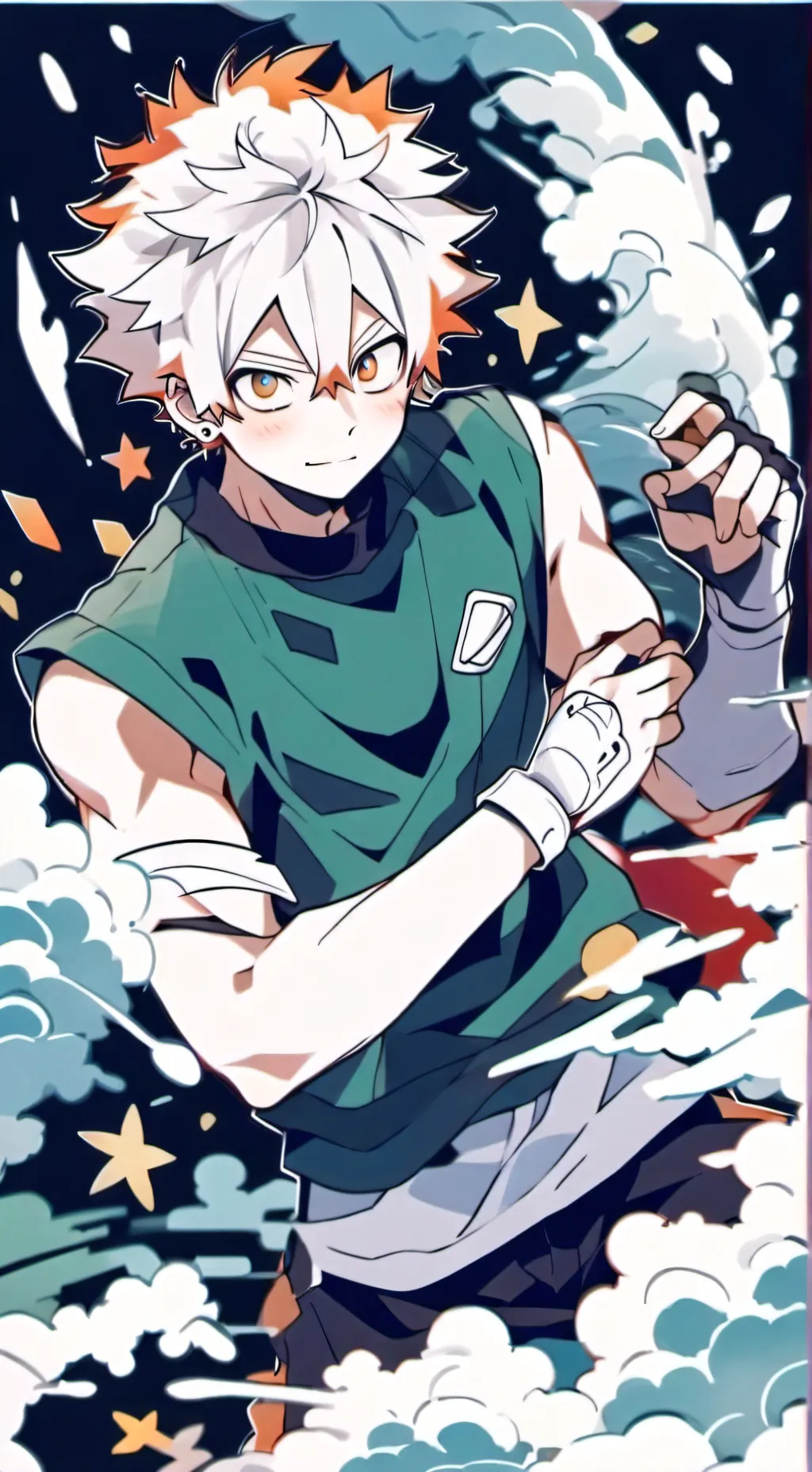ai character: bakugo background
