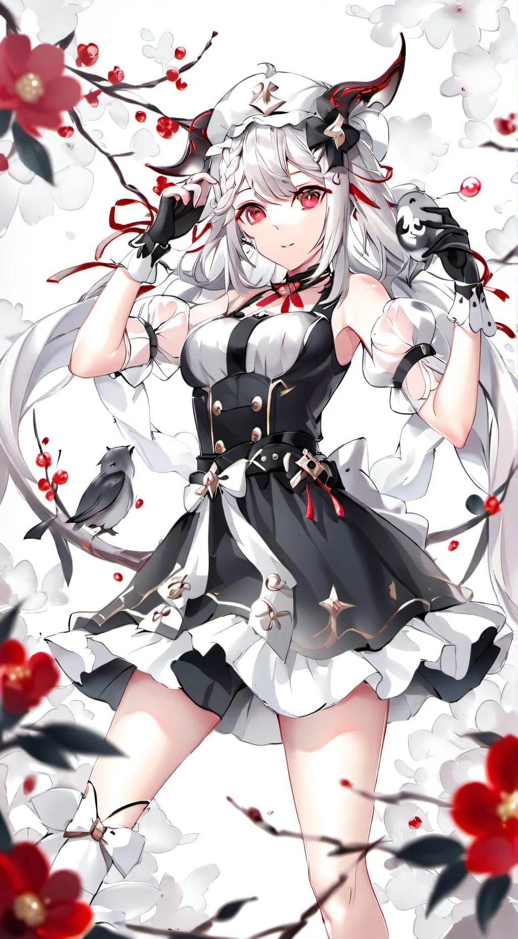 ai character: Your gf background