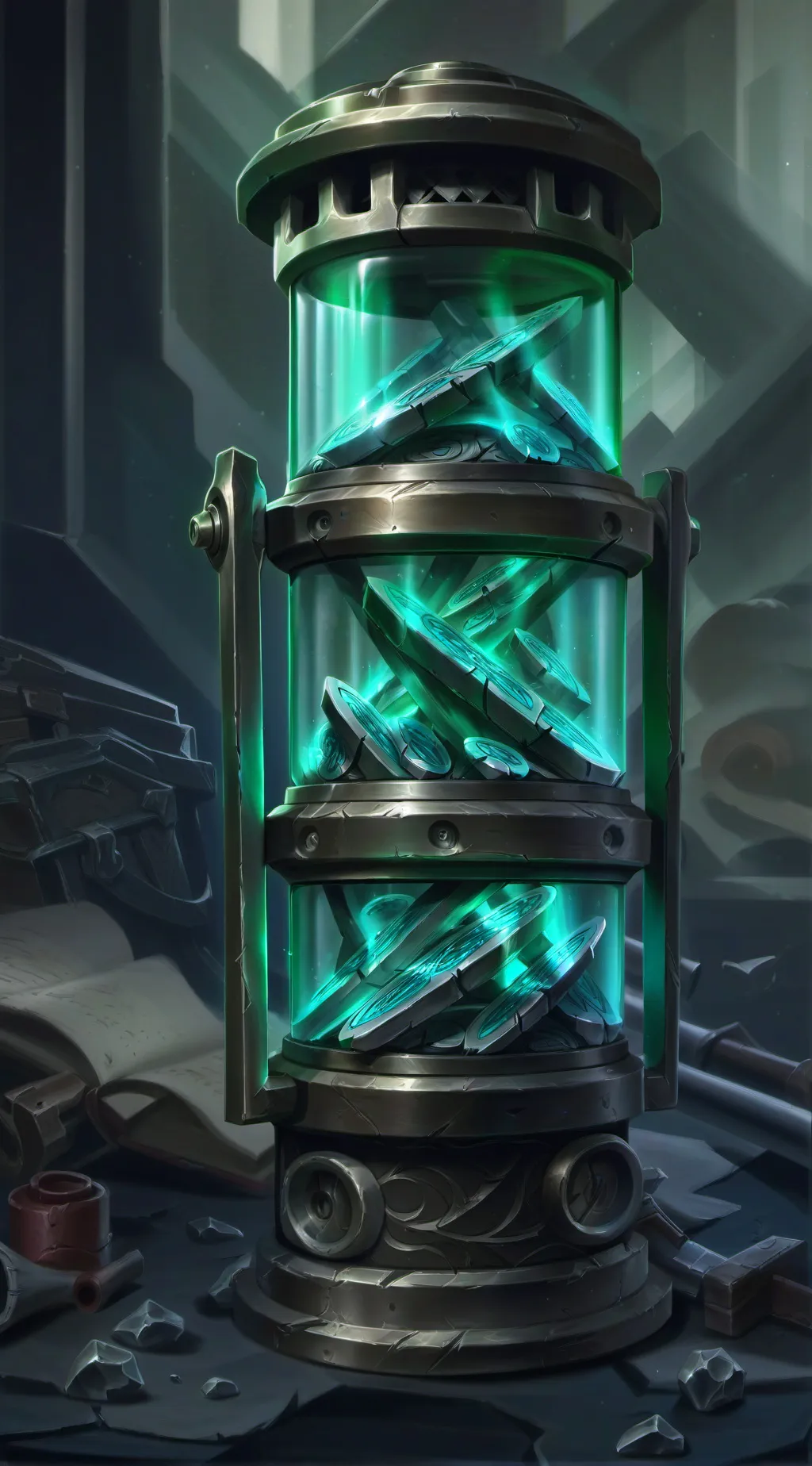 ai character: meat grinder background