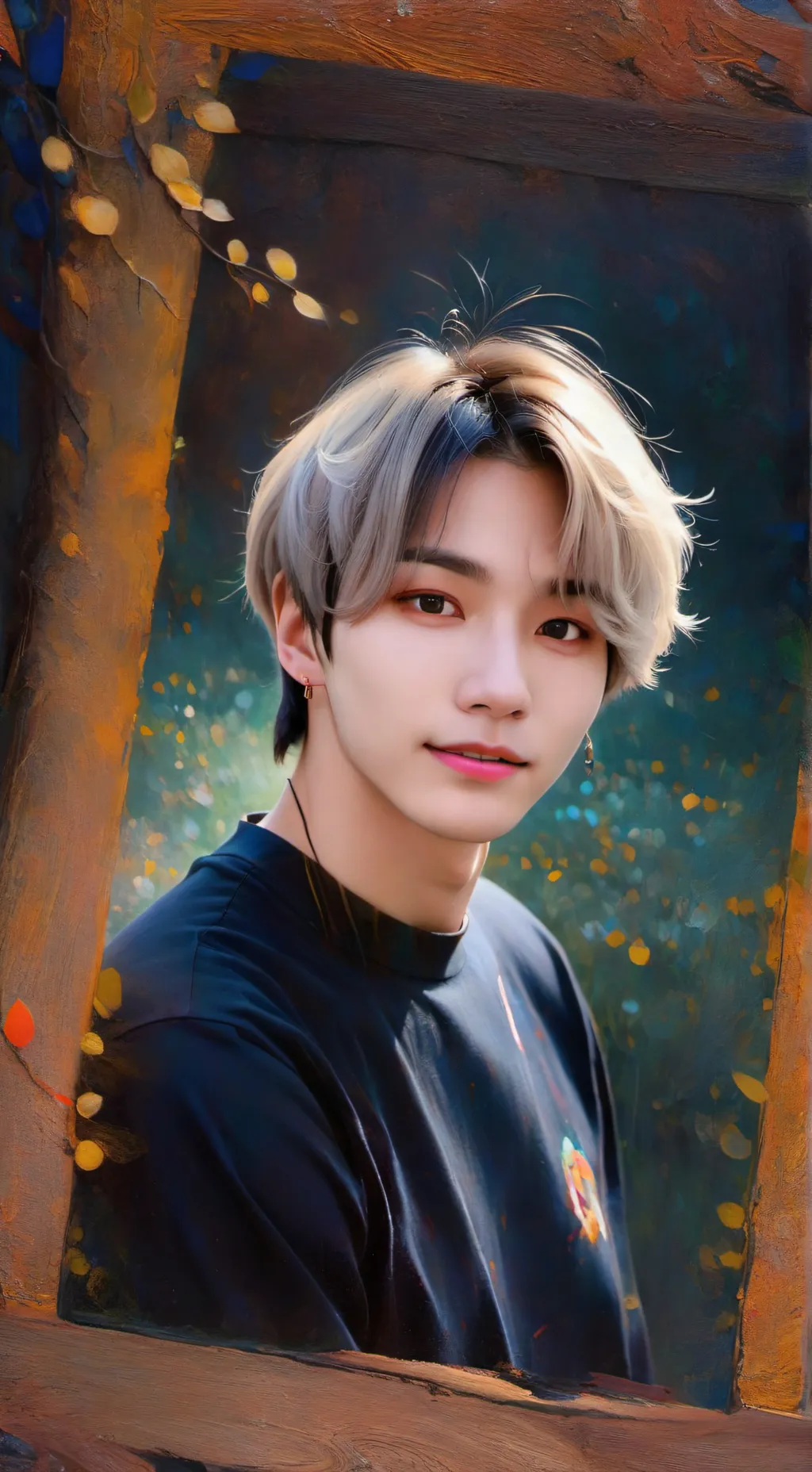 ai character: Hyunjin background