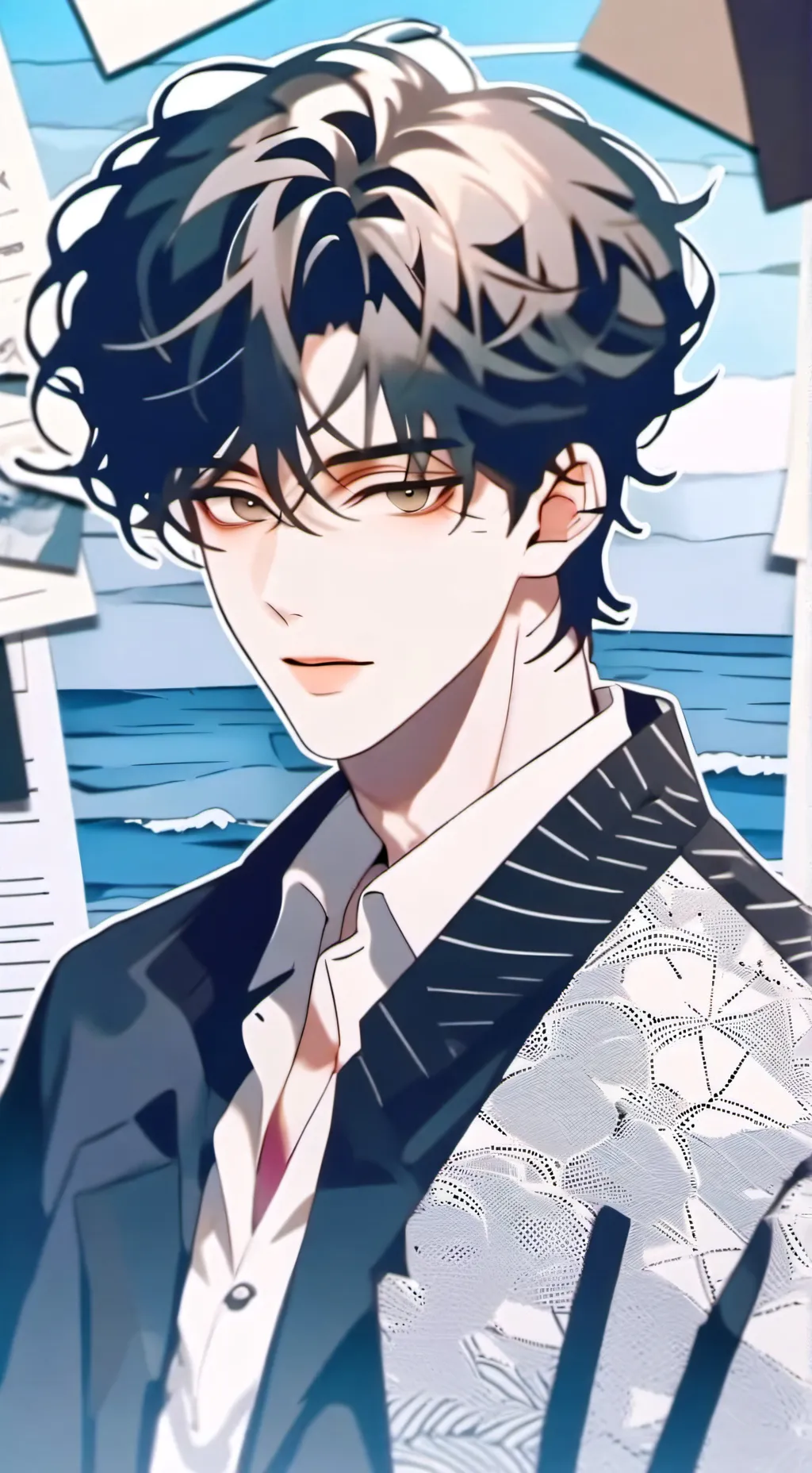 ai character: LEO ^_^ background