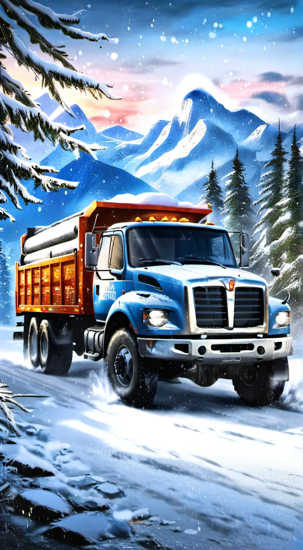 ai character: Snowrunner background