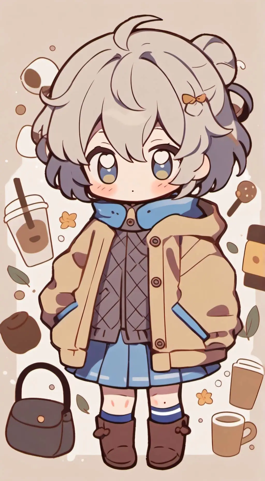 ai character: tu bebé novio  background