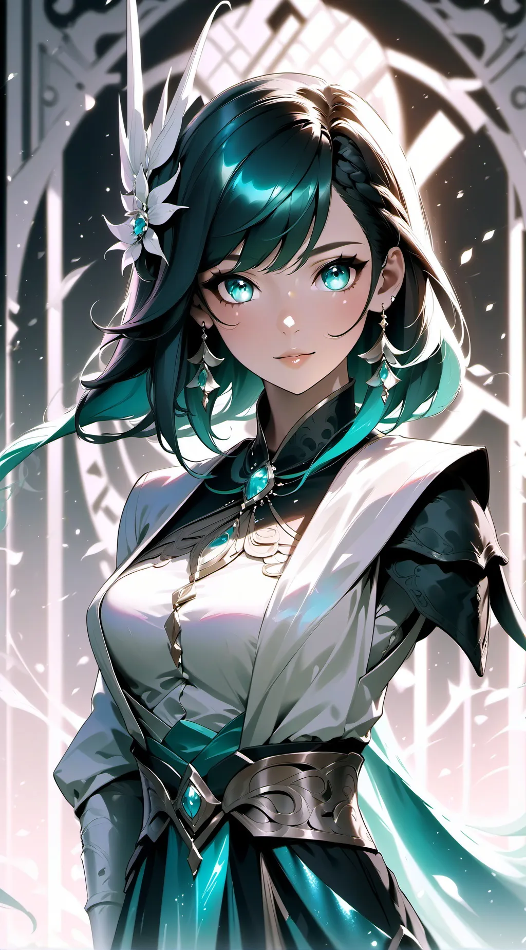 ai character: magical forest  background