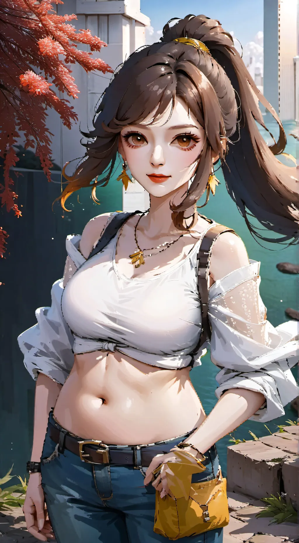 ai character: Lilly background